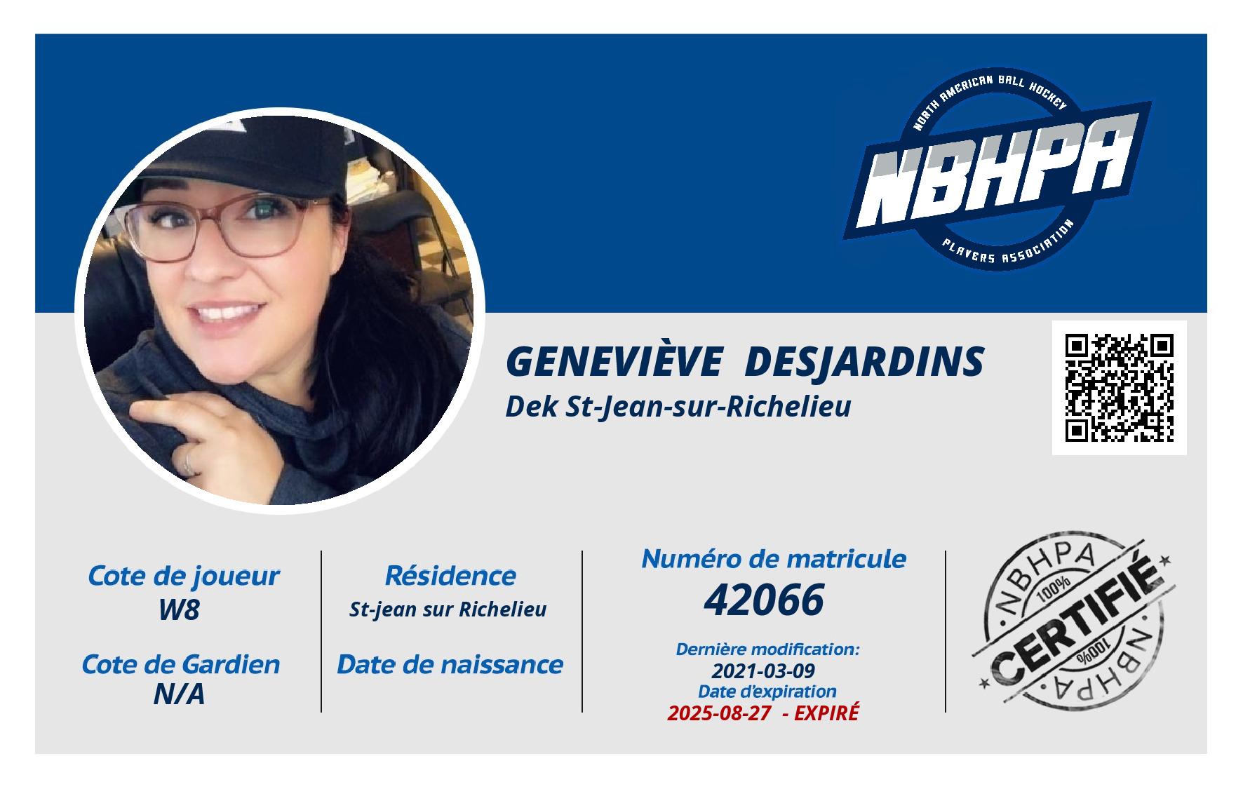 Geneviève  Desjardins 
