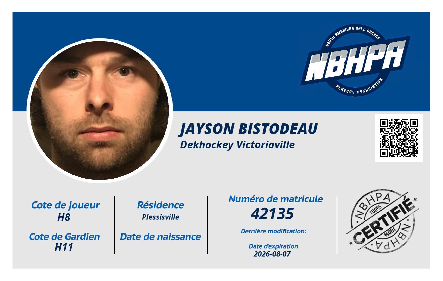 Jayson Bistodeau