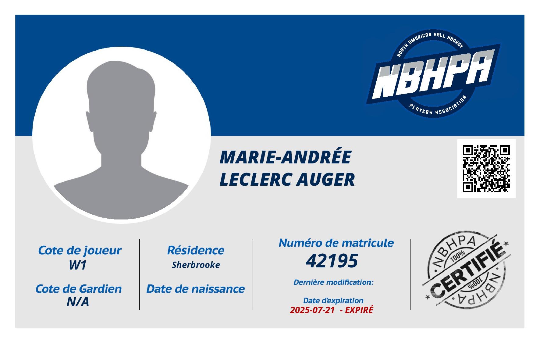 Marie-Andrée  Leclerc Auger