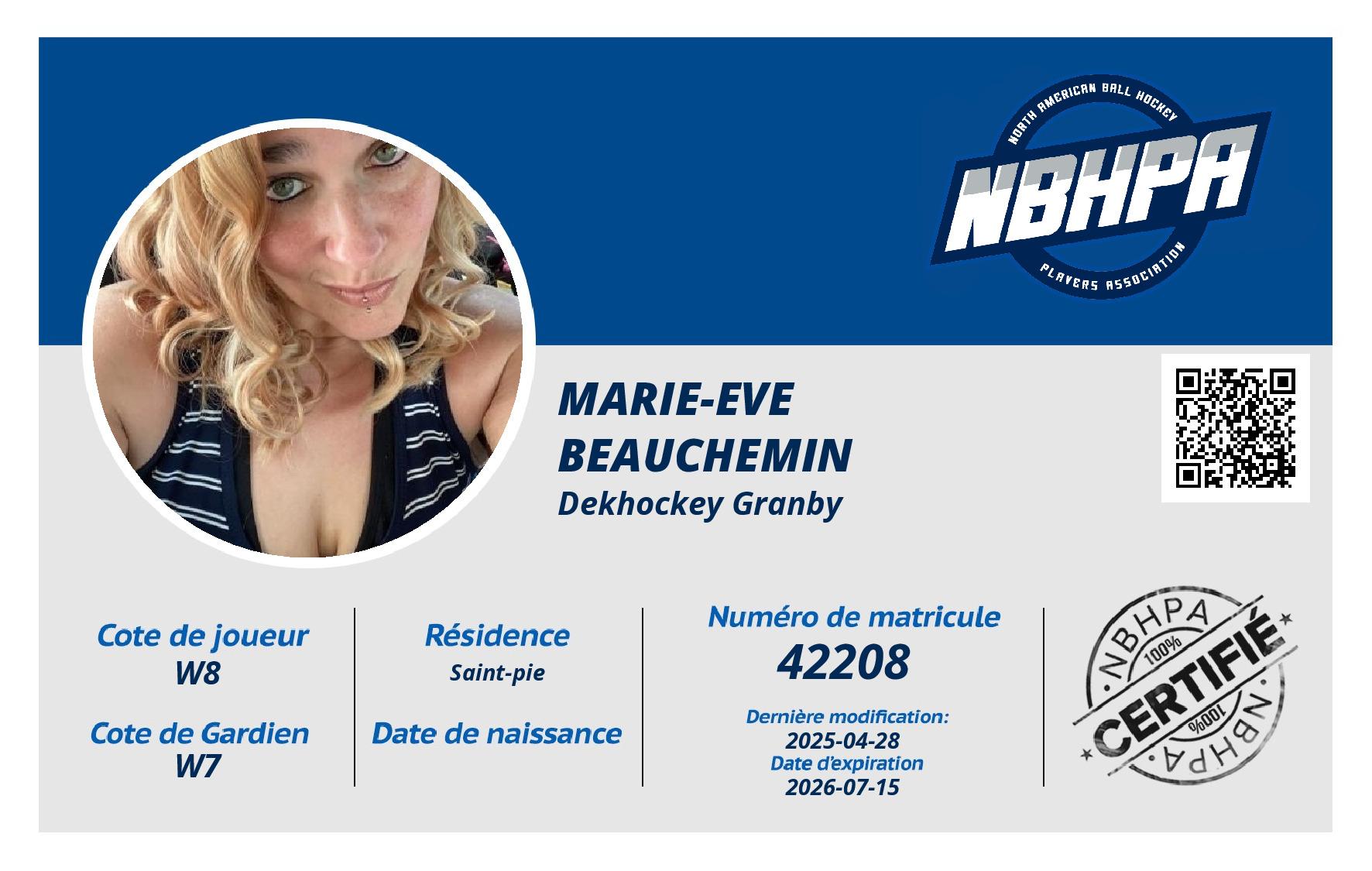 Marie-Eve Beauchemin