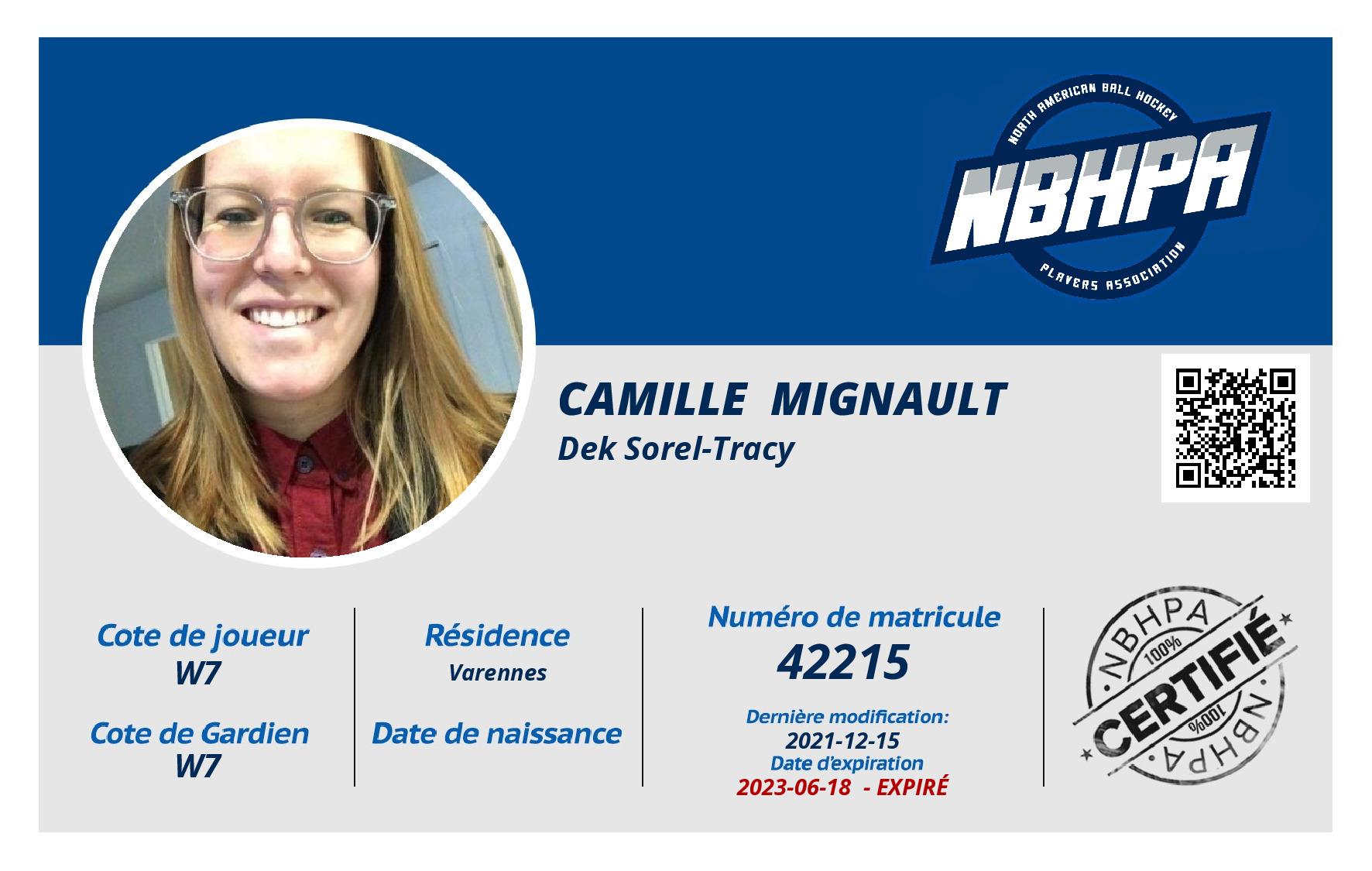 Camille  Mignault