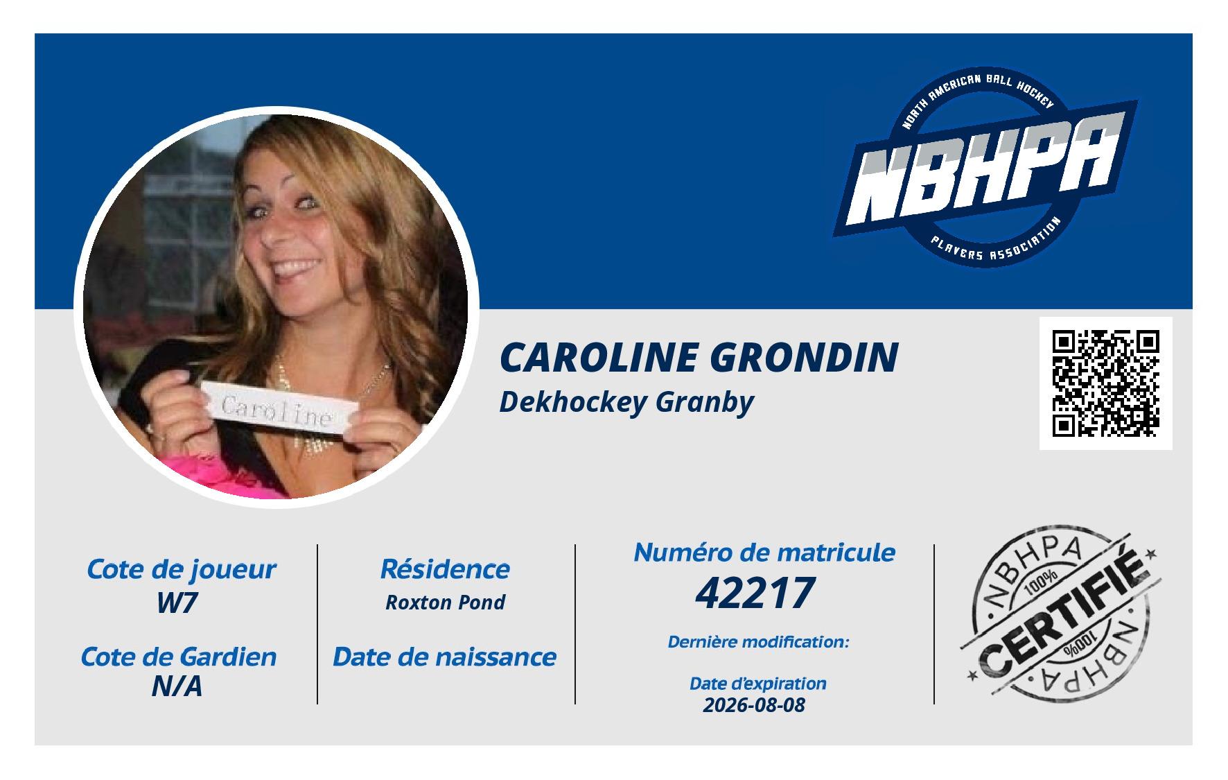 Caroline Grondin