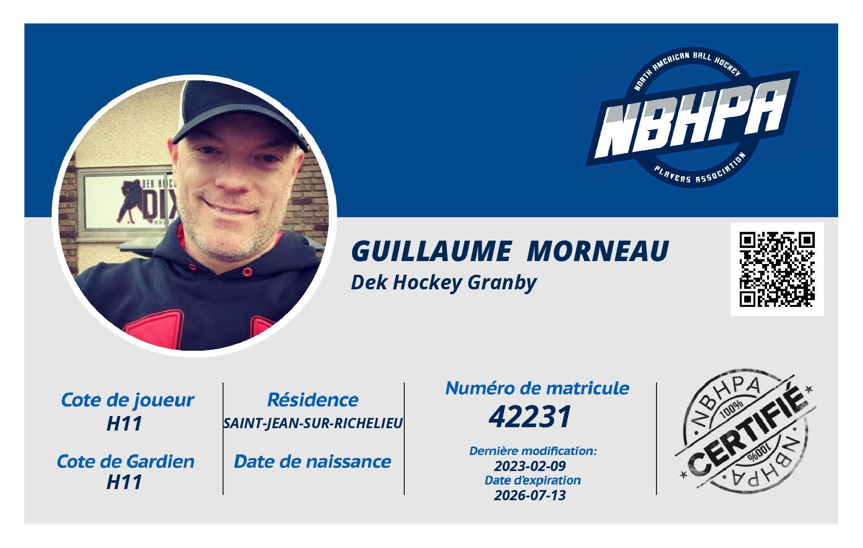 Guillaume  Morneau