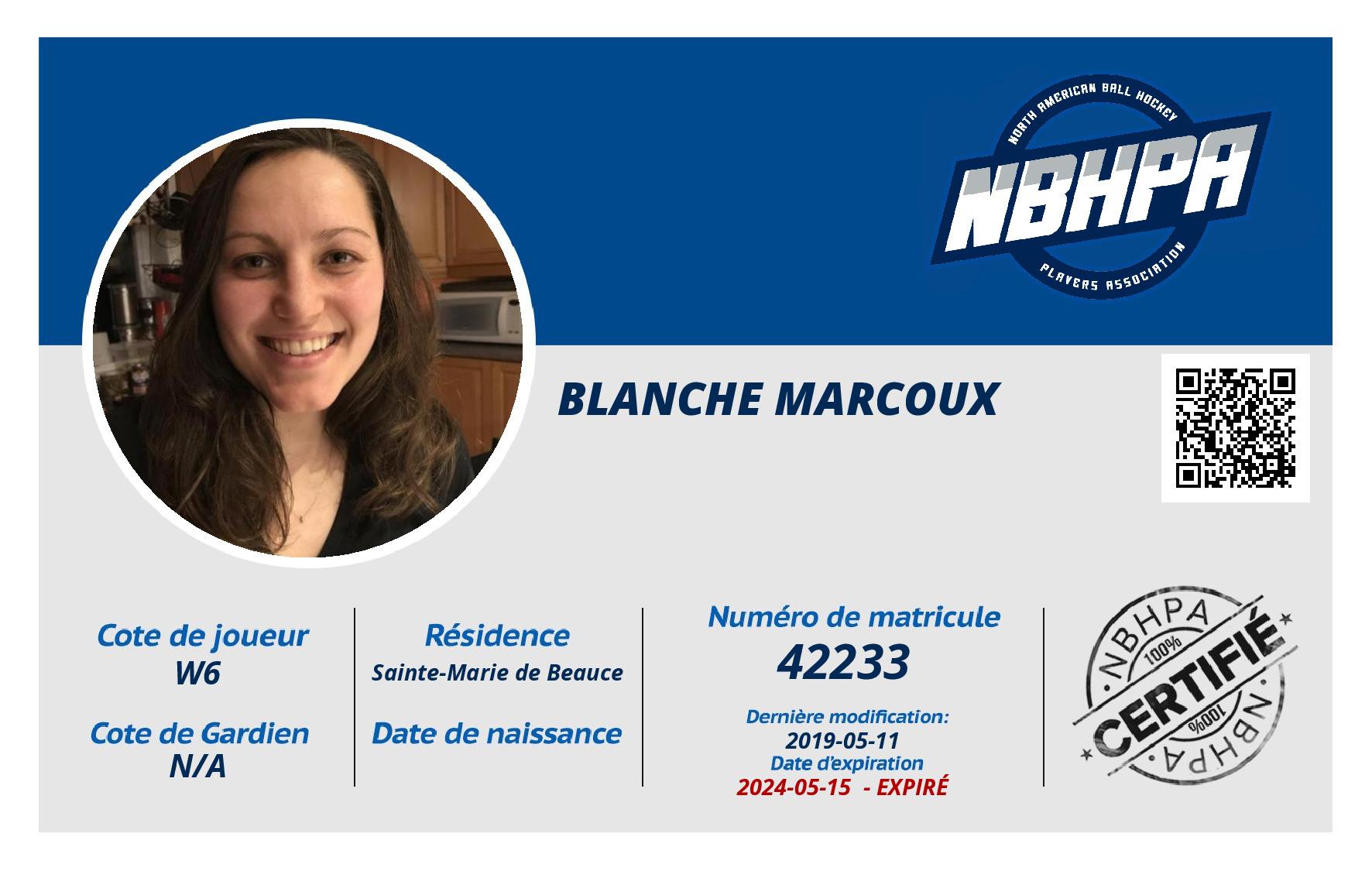 Blanche Marcoux