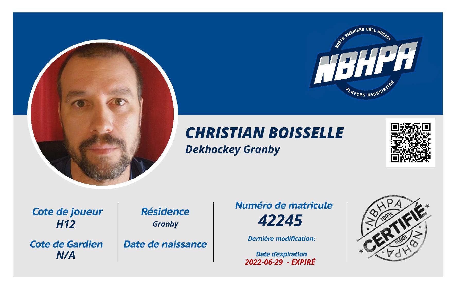 Christian Boisselle