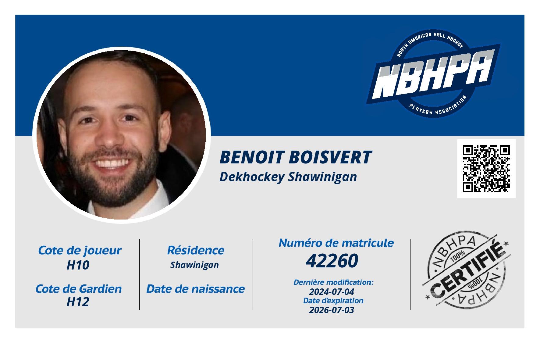 Benoit Boisvert