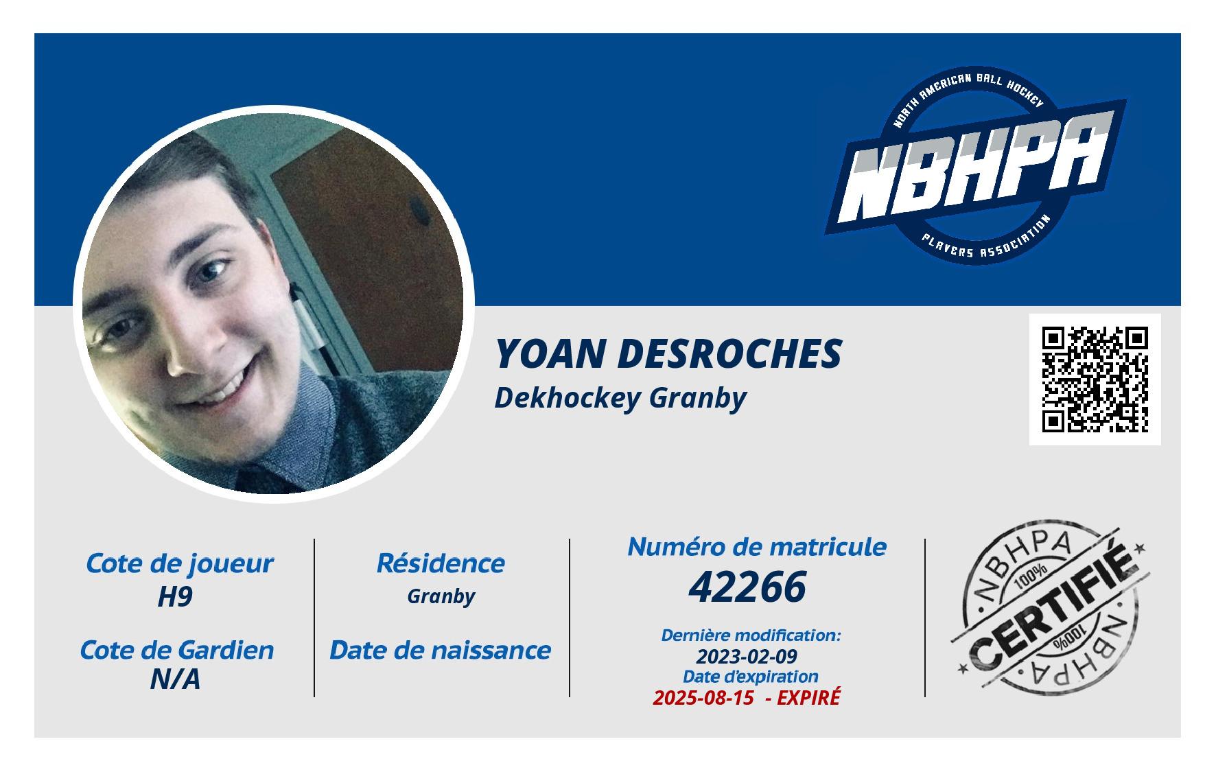 Yoan Desroches