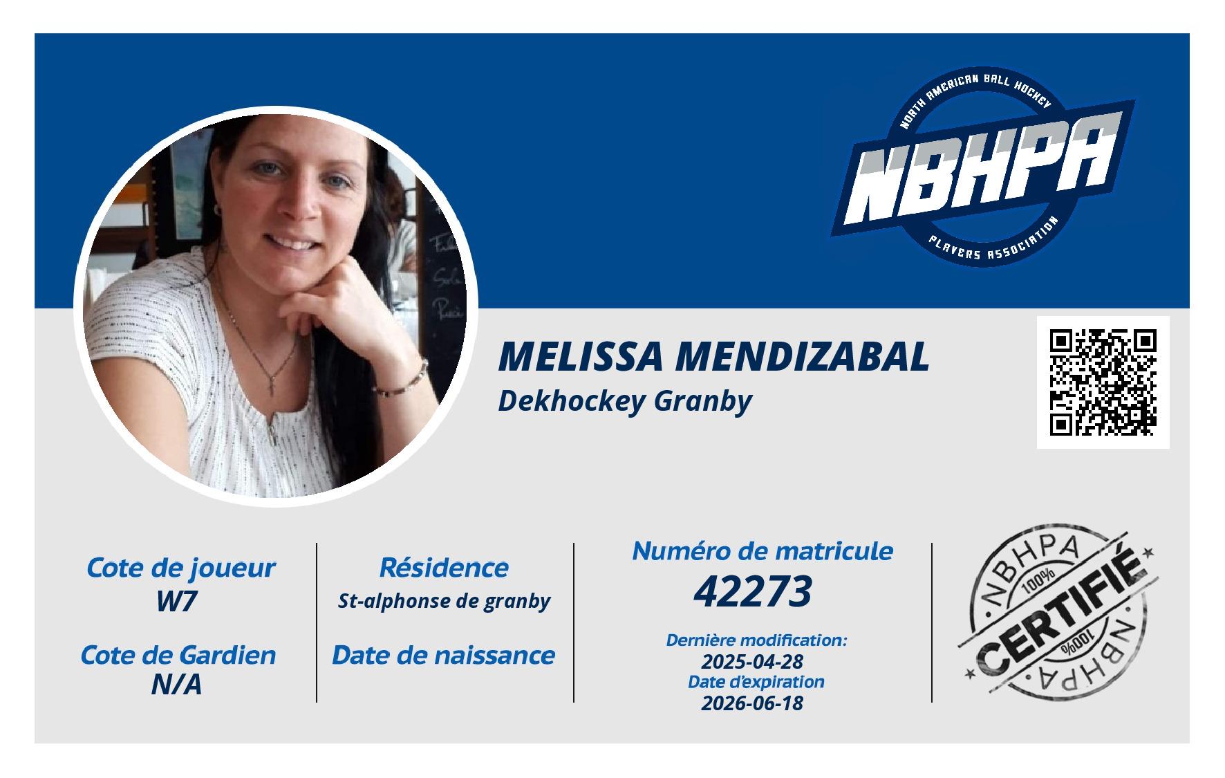 Melissa Mendizabal