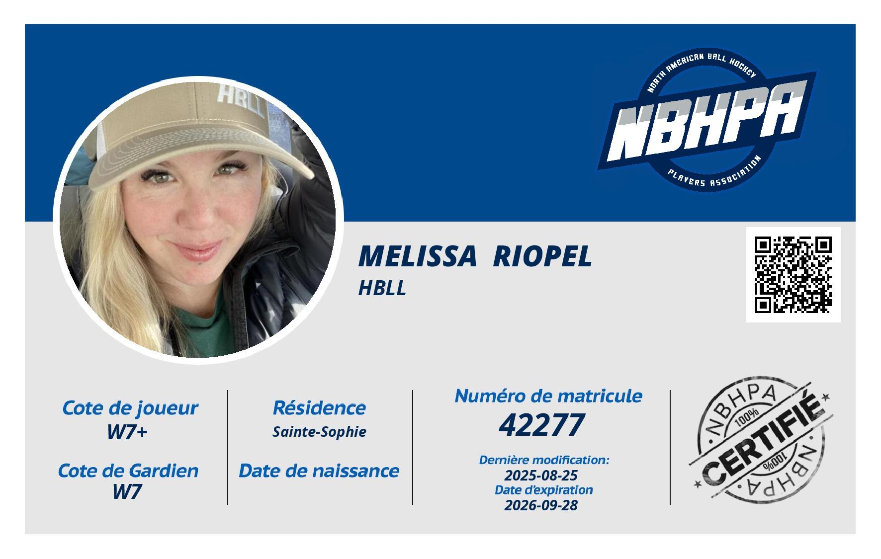 Melissa  Riopel