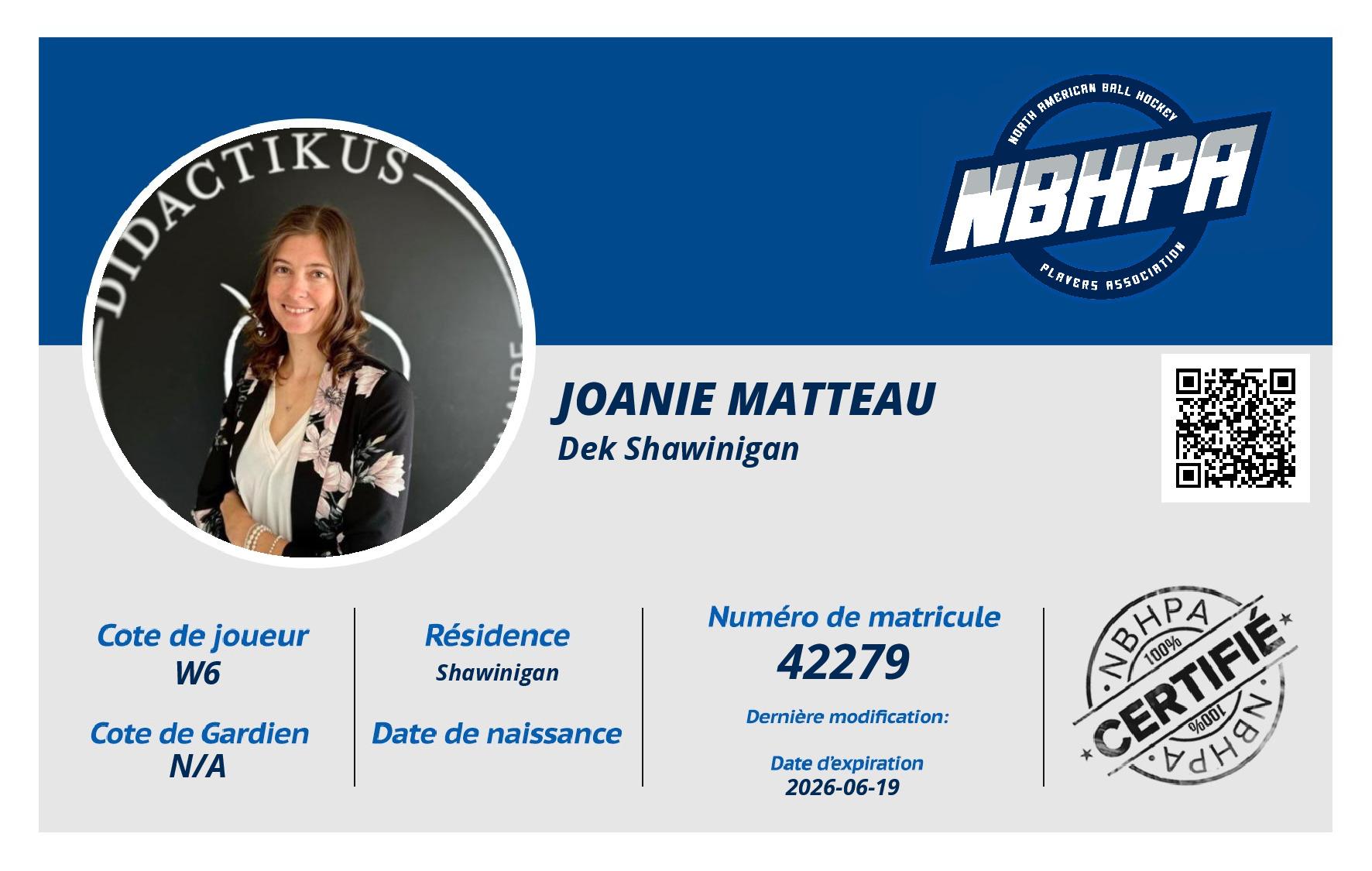 Joanie Matteau