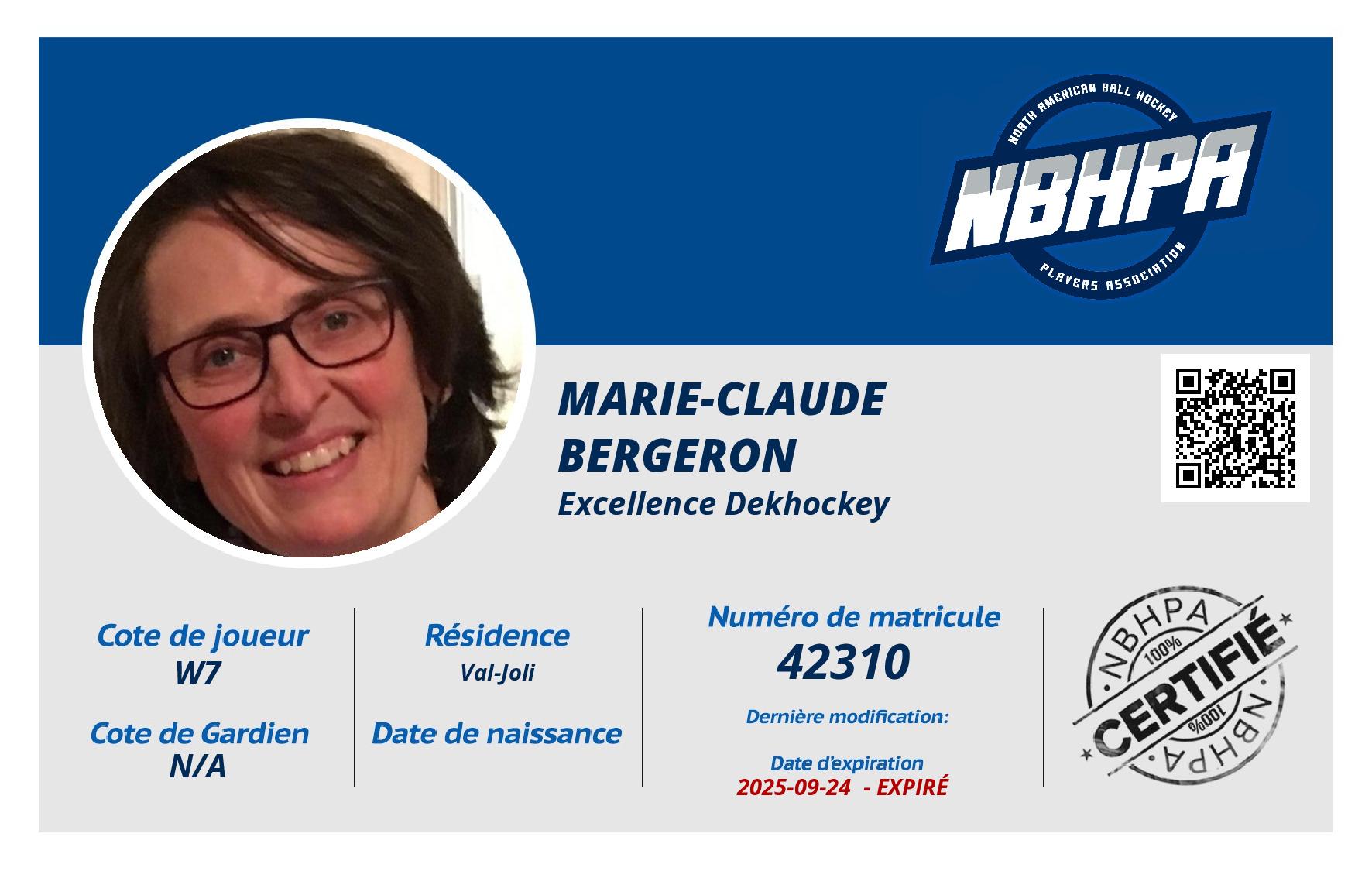Marie-Claude Bergeron