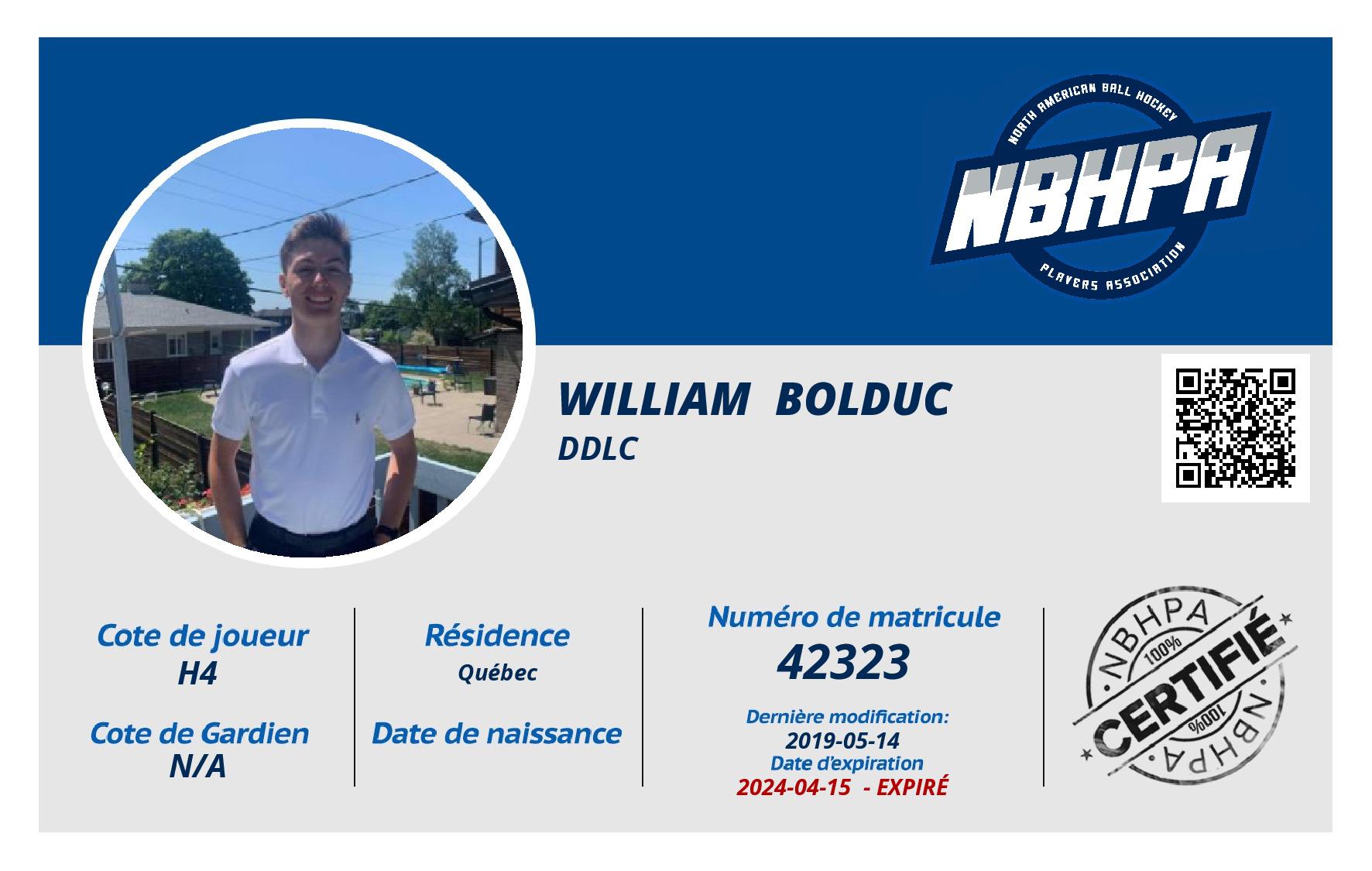 William  Bolduc