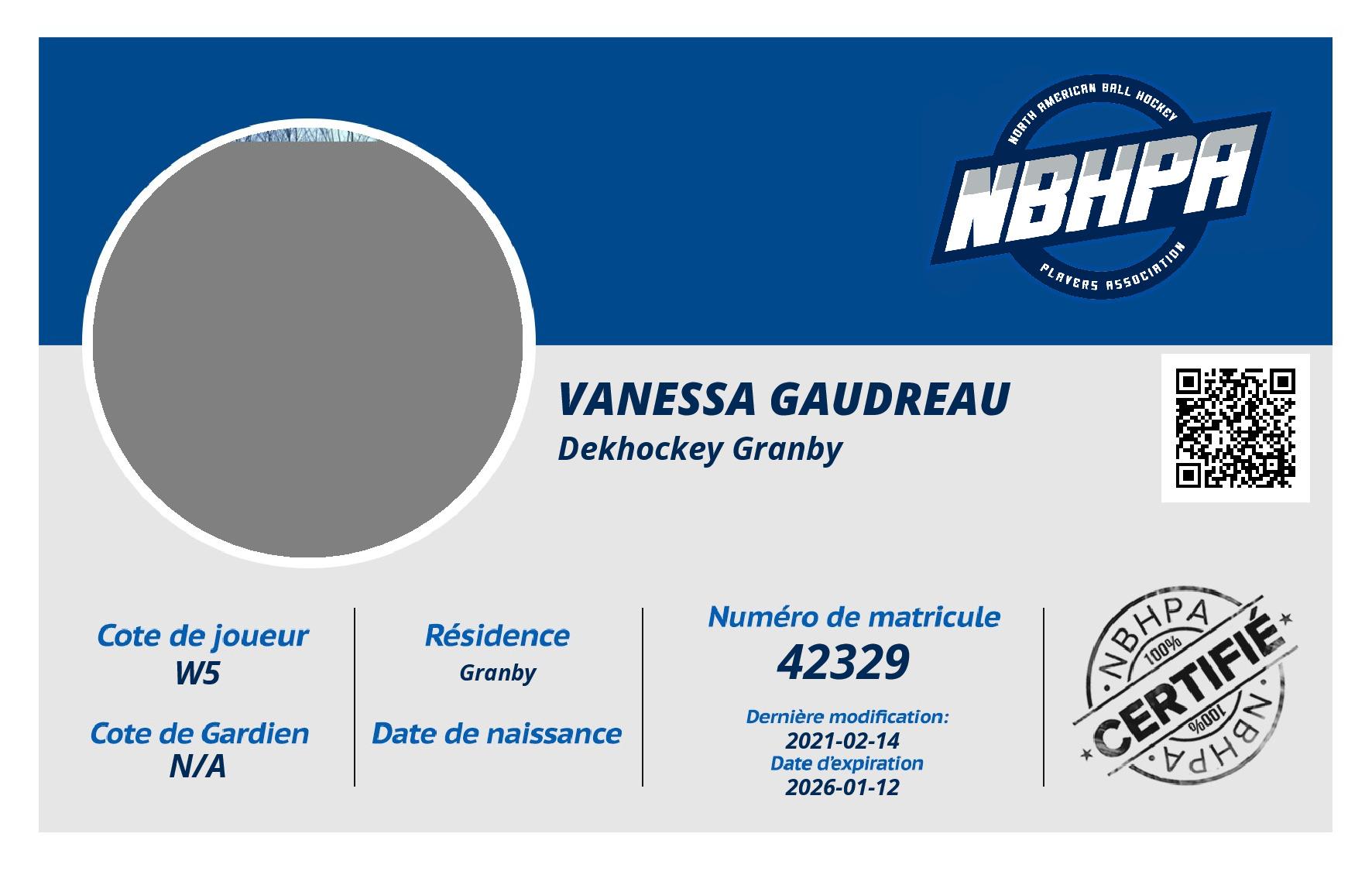 Vanessa Gaudreau