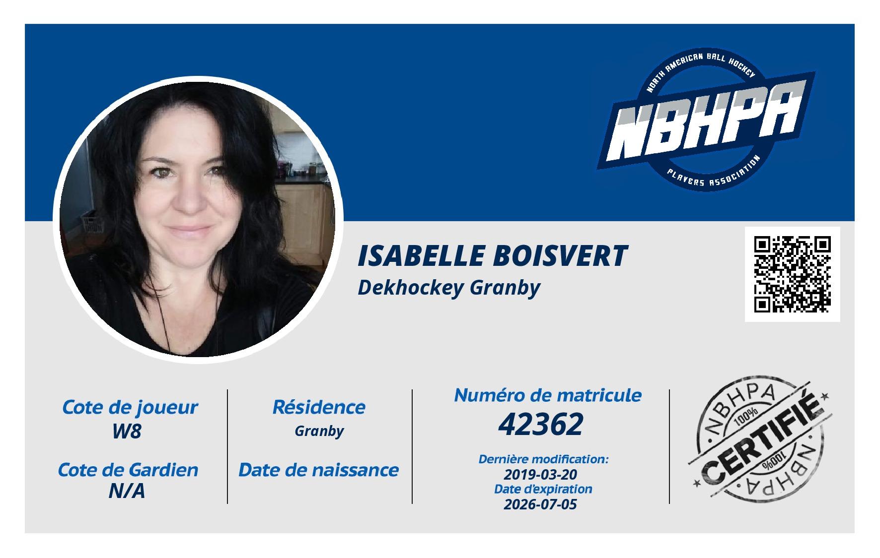 Isabelle Boisvert