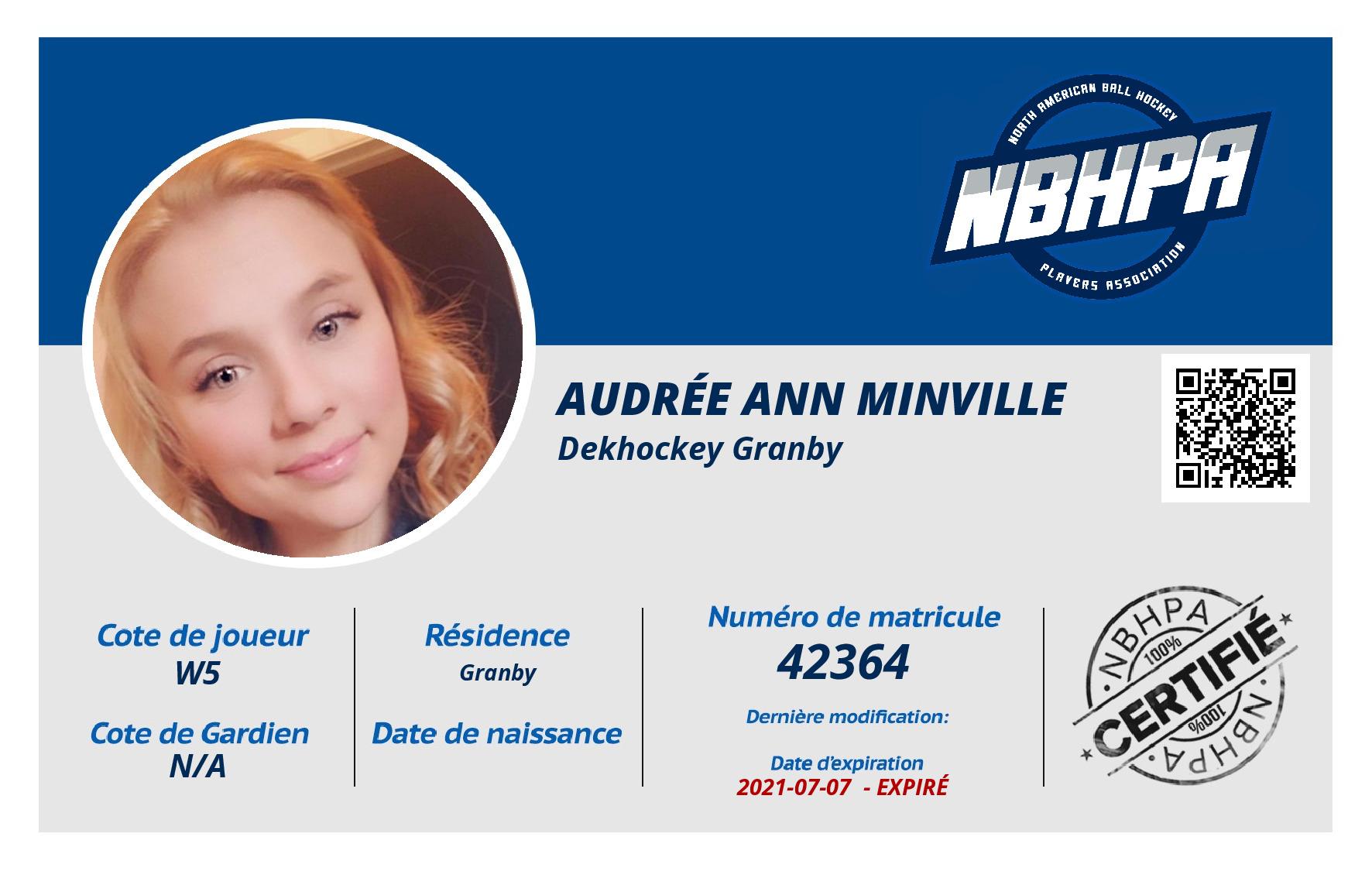 Audrée Ann Minville