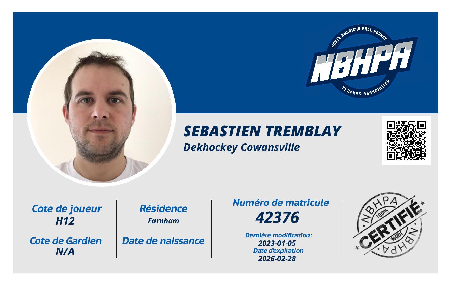 Sebastien Tremblay