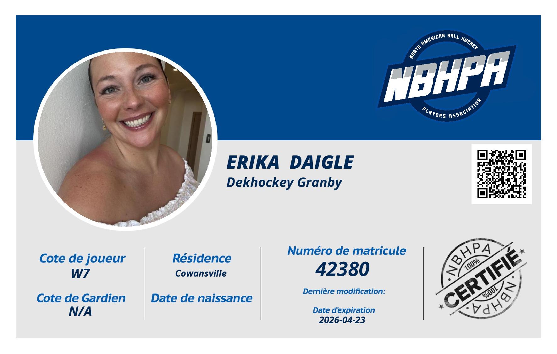 Erika  Daigle 