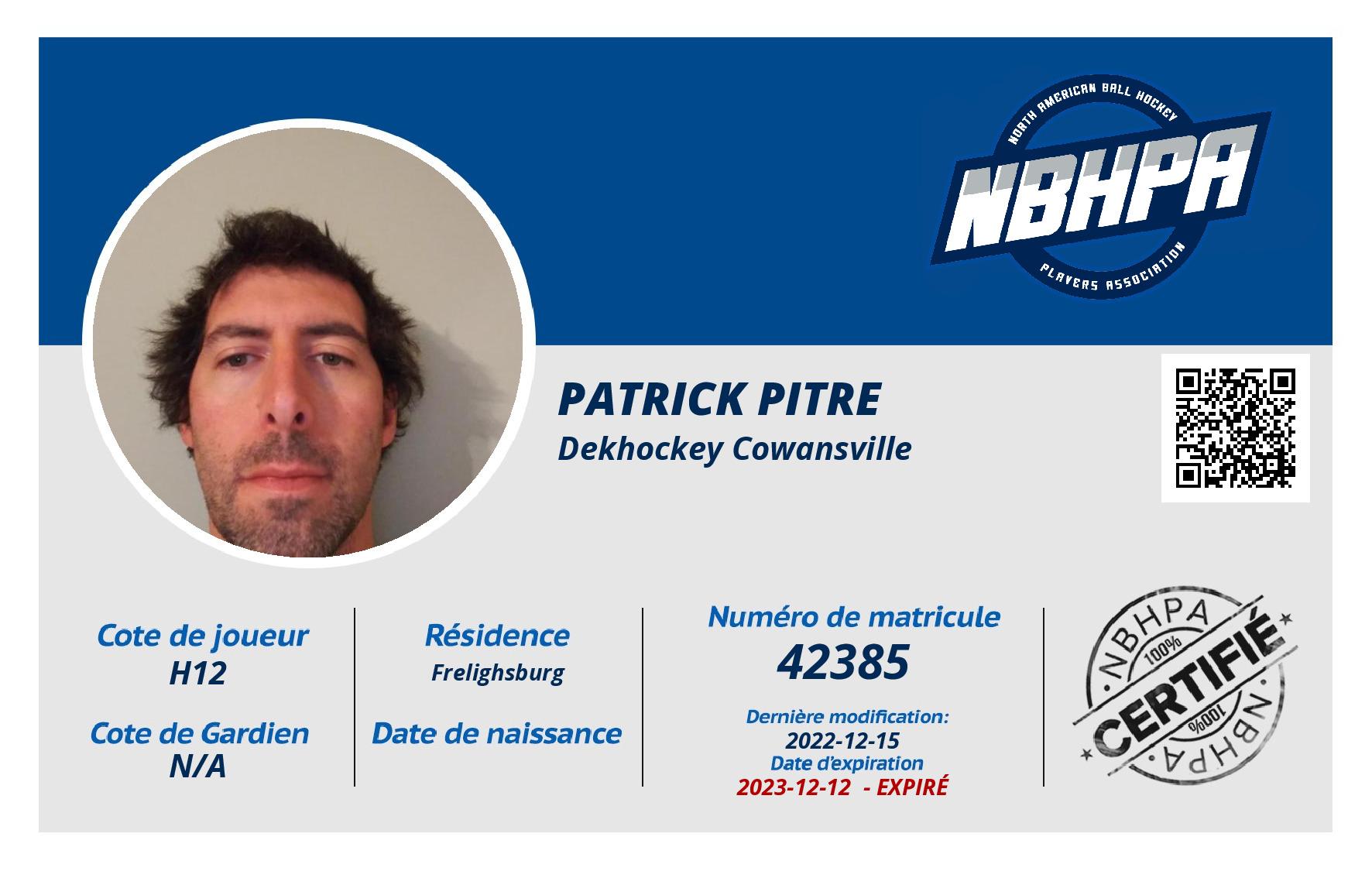 Patrick Pitre