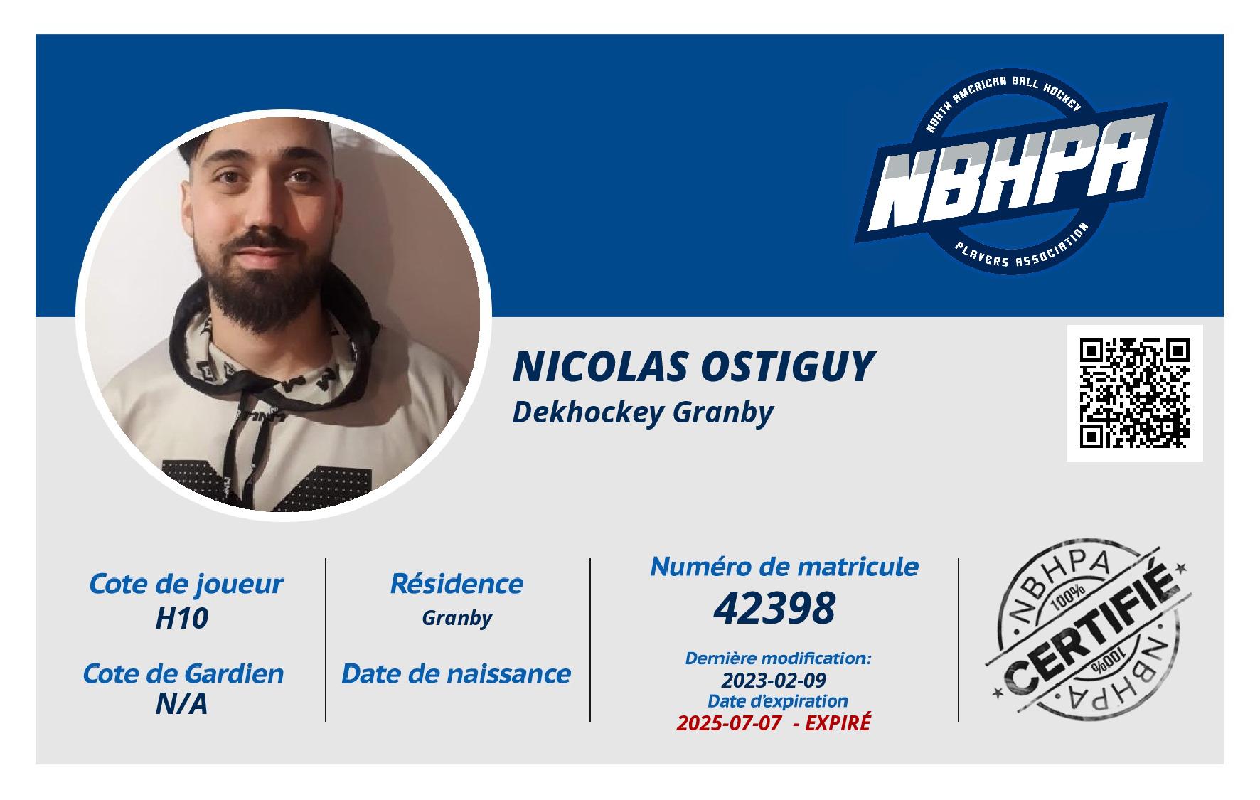 Nicolas Ostiguy