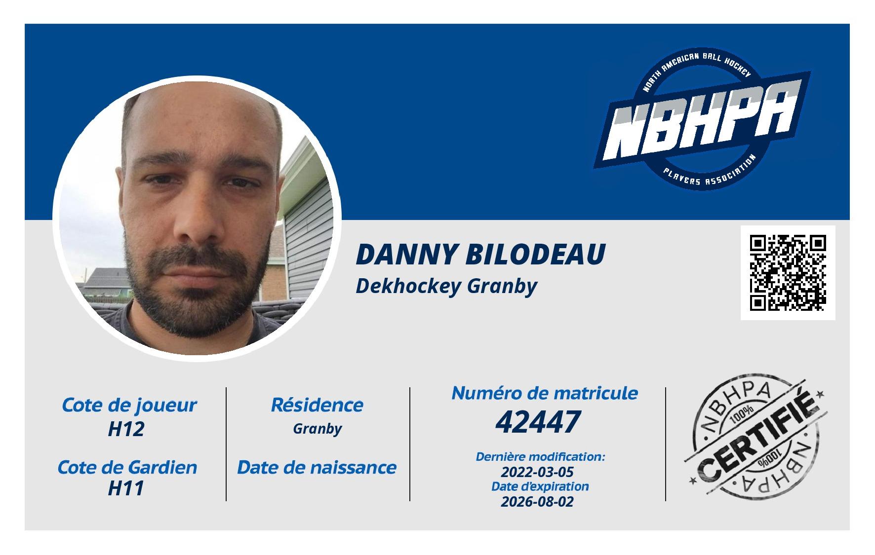 Danny Bilodeau