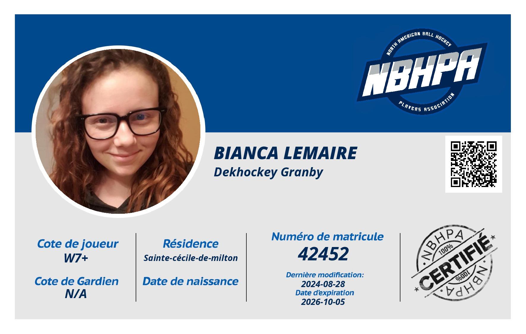 Bianca Lemaire
