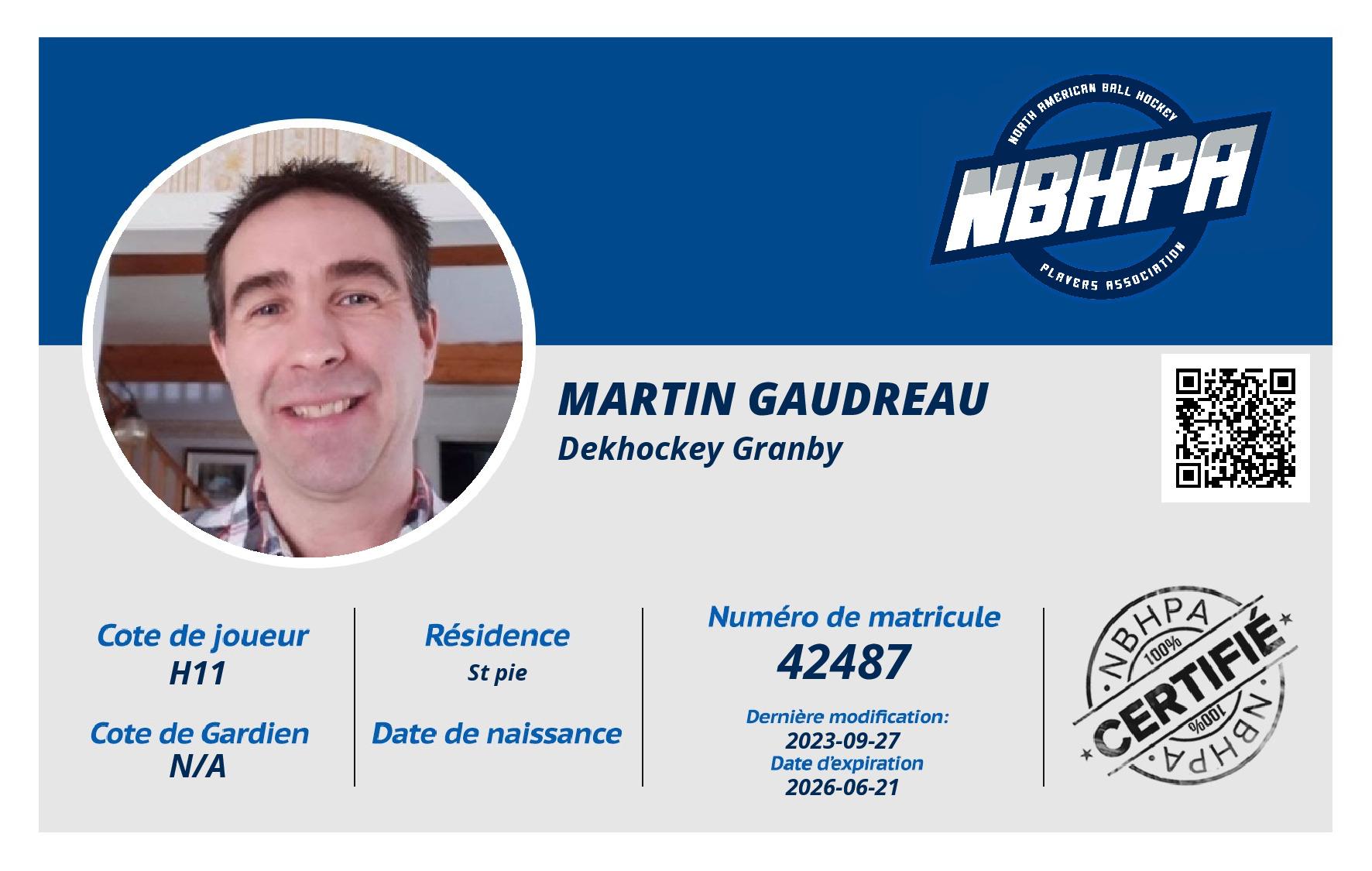 Martin Gaudreau 