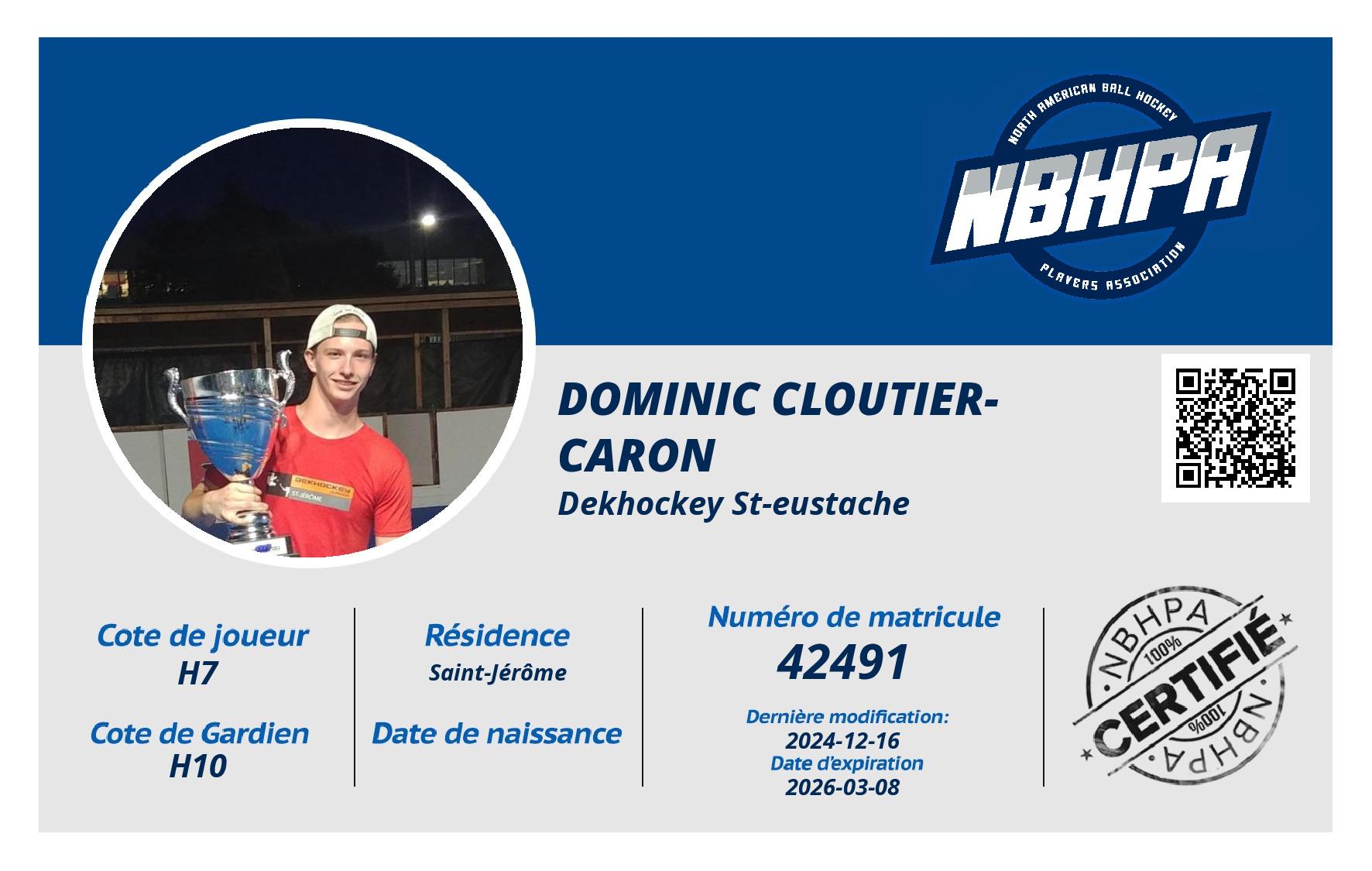 Dominic Cloutier-Caron
