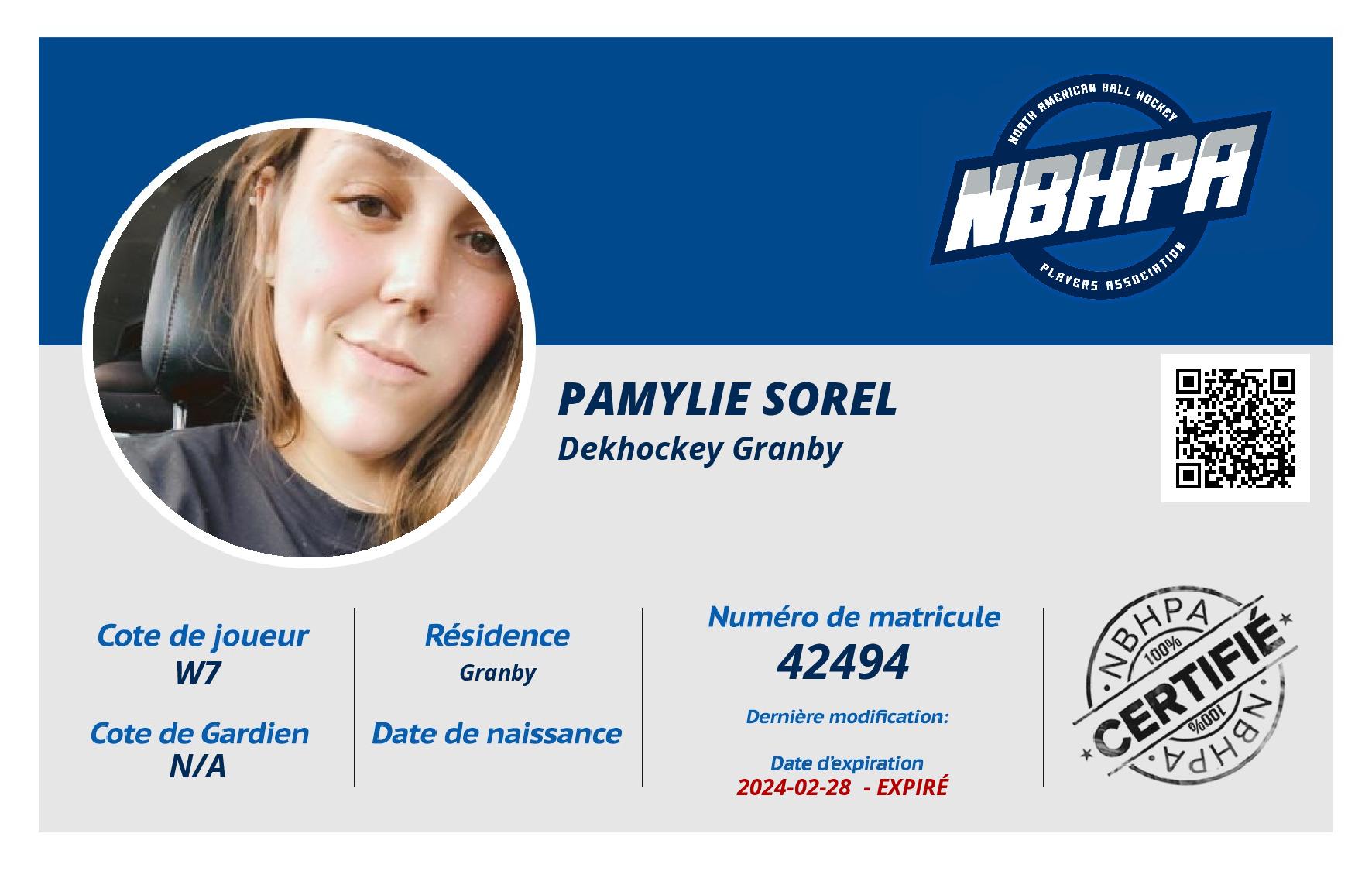 Pamylie Sorel