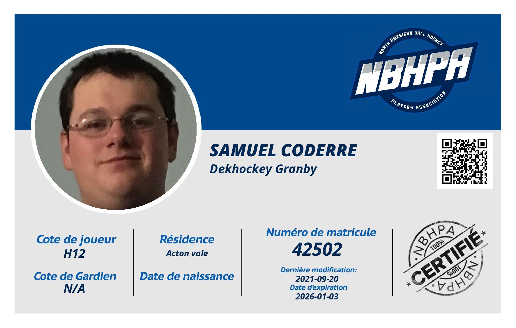 Samuel Coderre