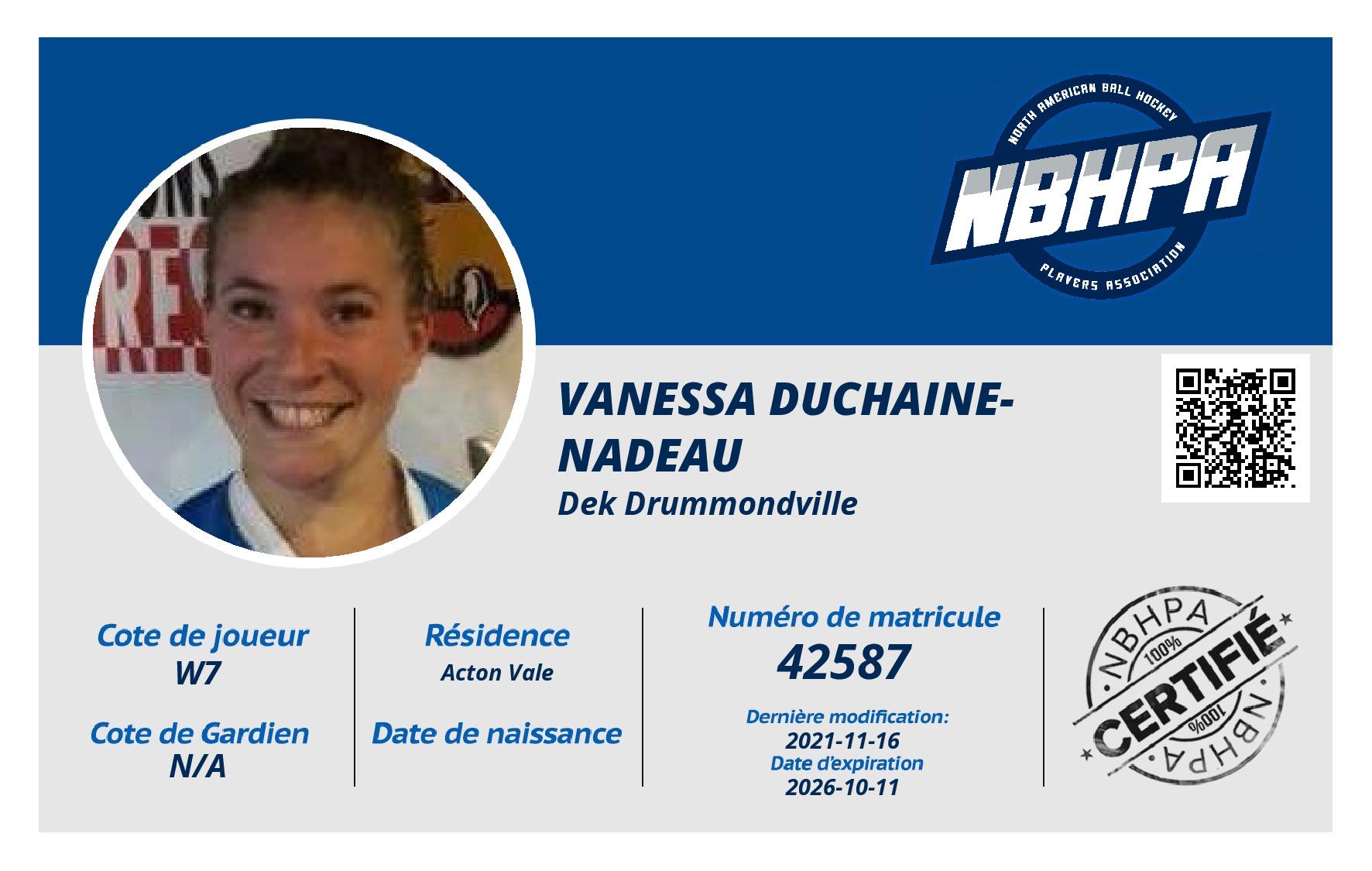 Vanessa Duchaine-Nadeau