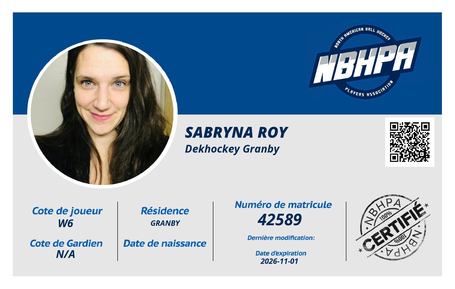 Sabryna Roy