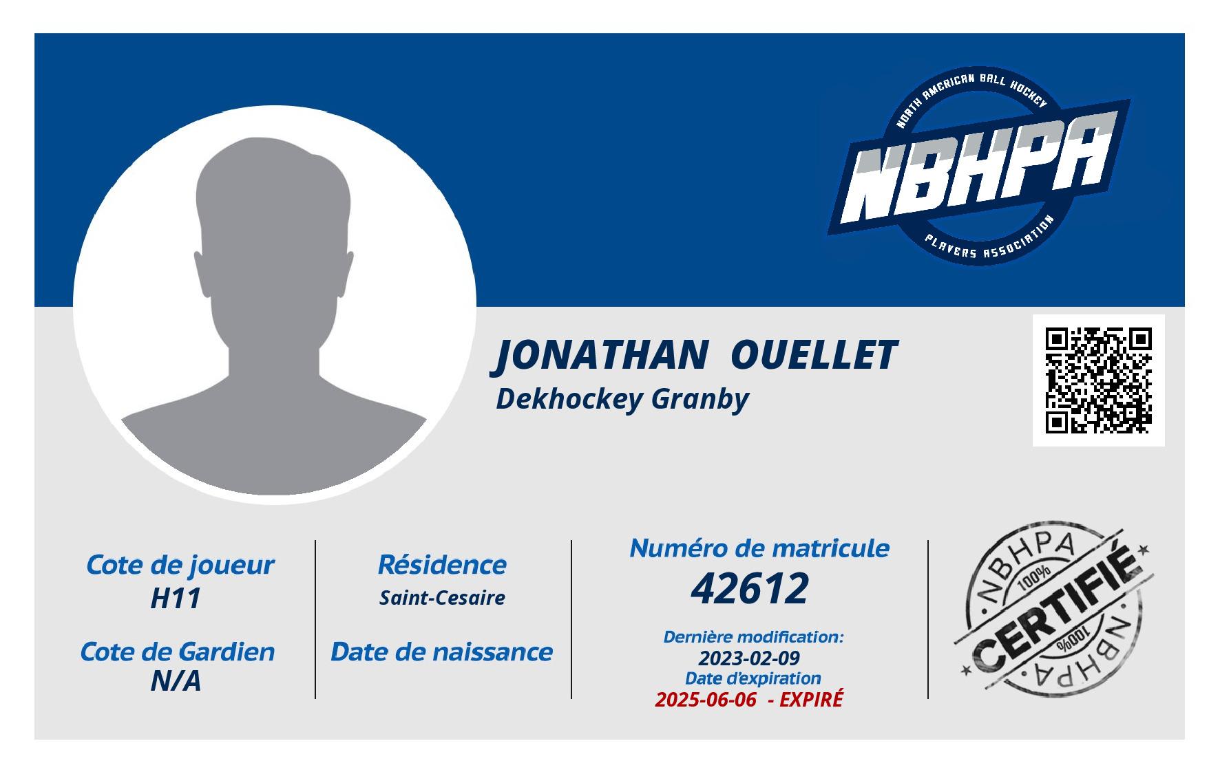 Jonathan  Ouellet 