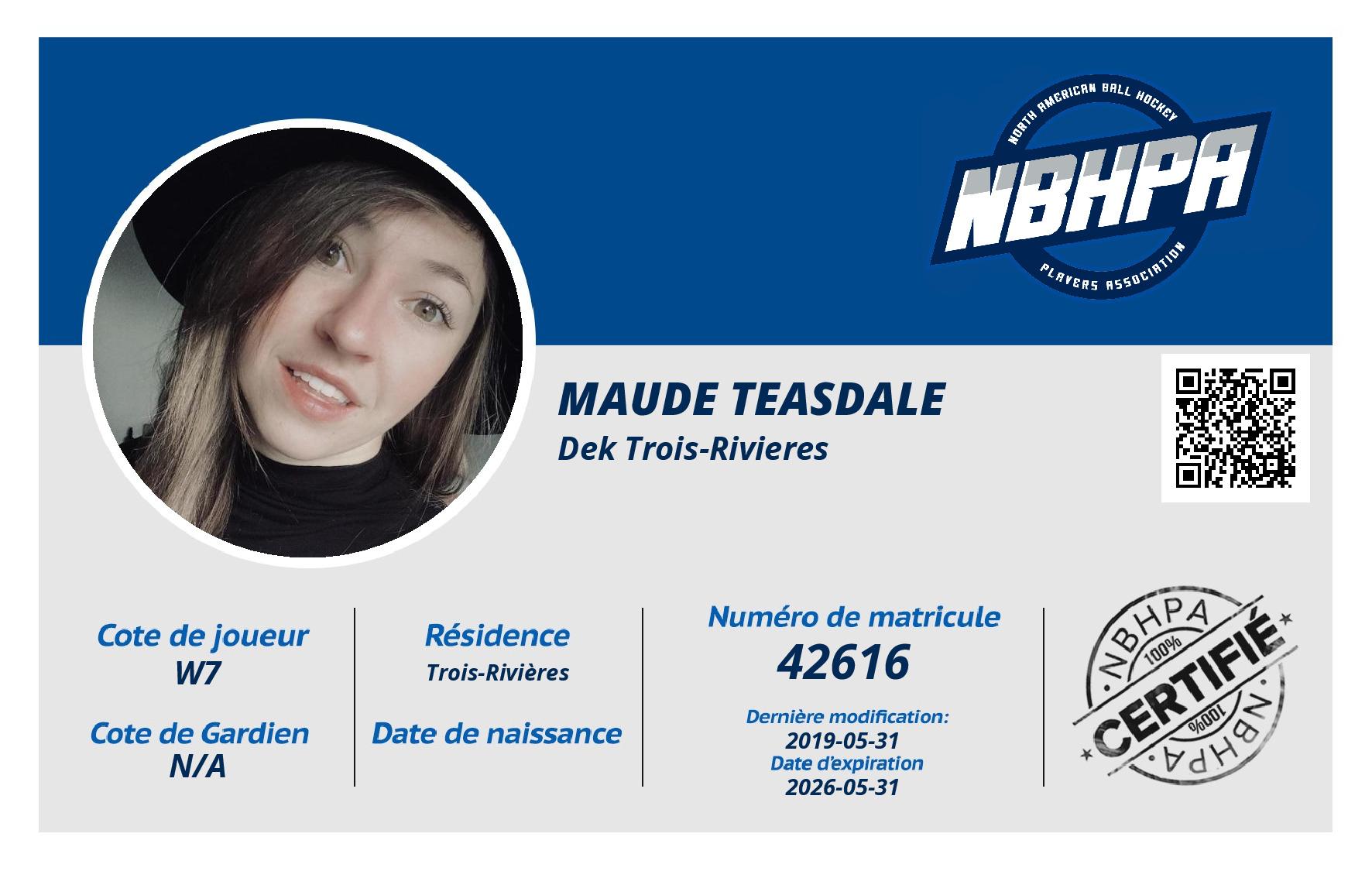 Maude Teasdale