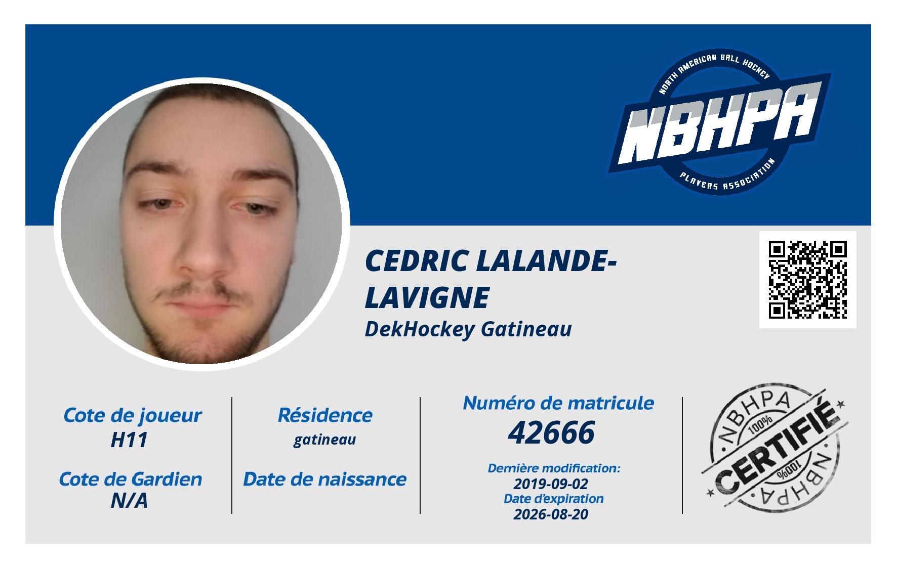 Cedric lalande-lavigne
