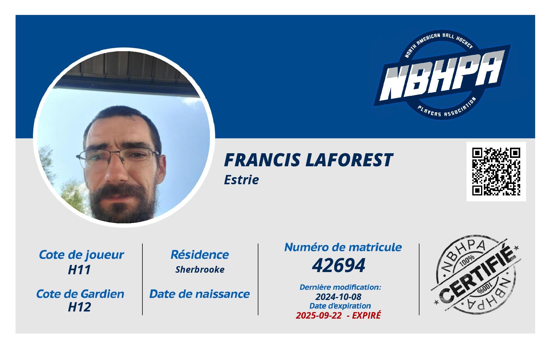 Francis Laforest