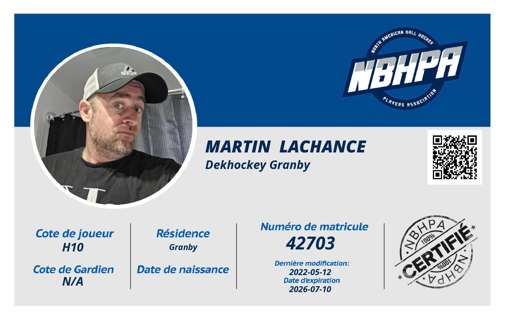 Martin  Lachance