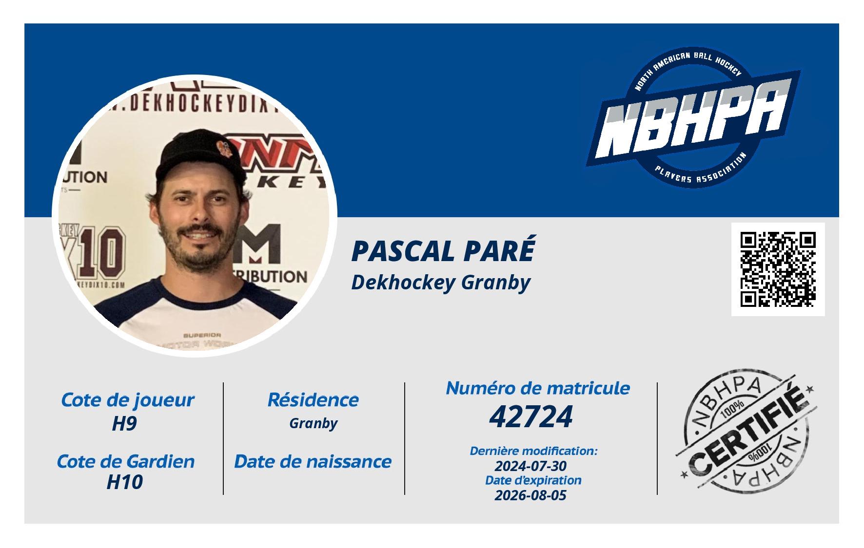 Pascal Paré