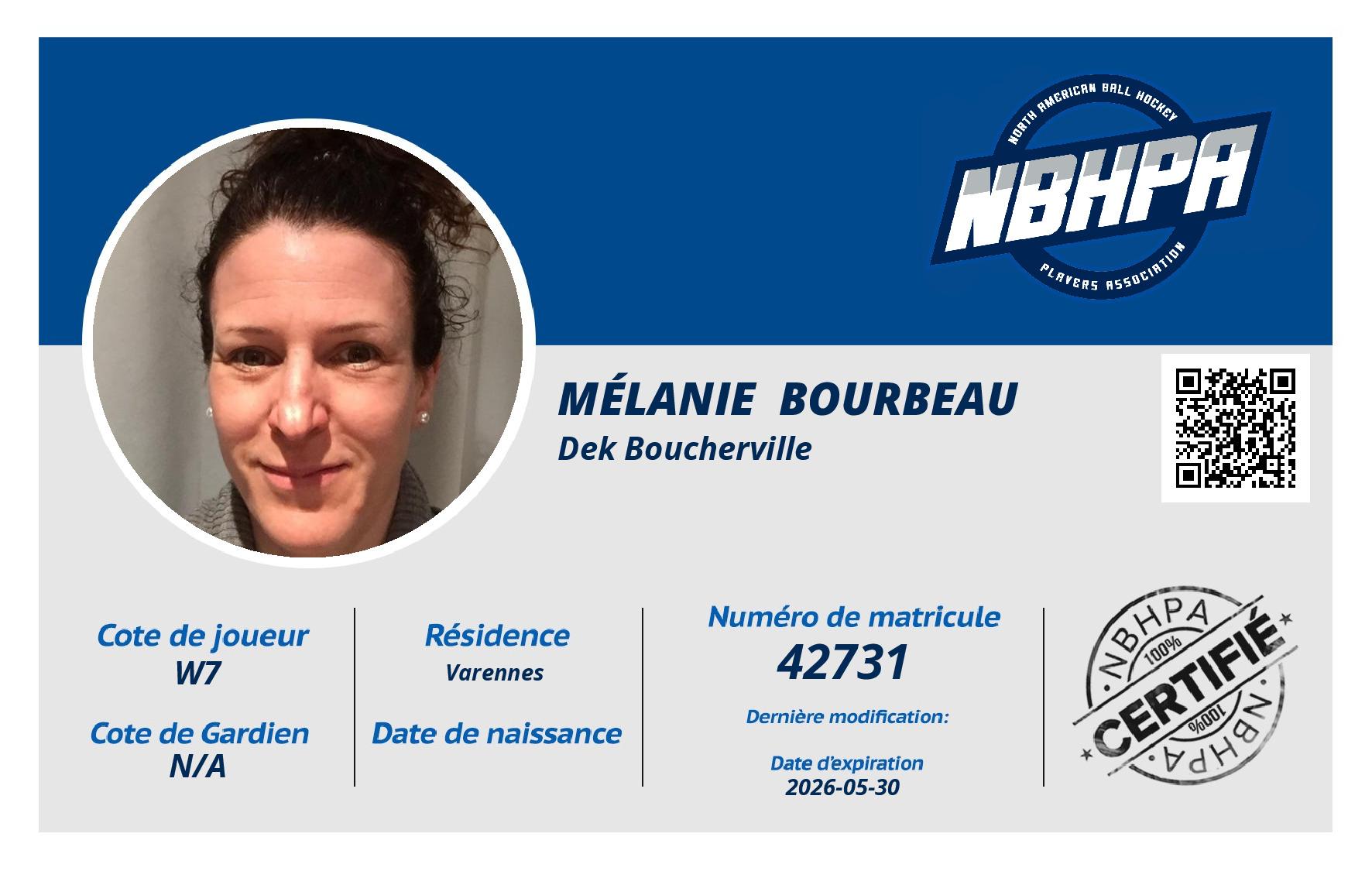 Mélanie  Bourbeau 