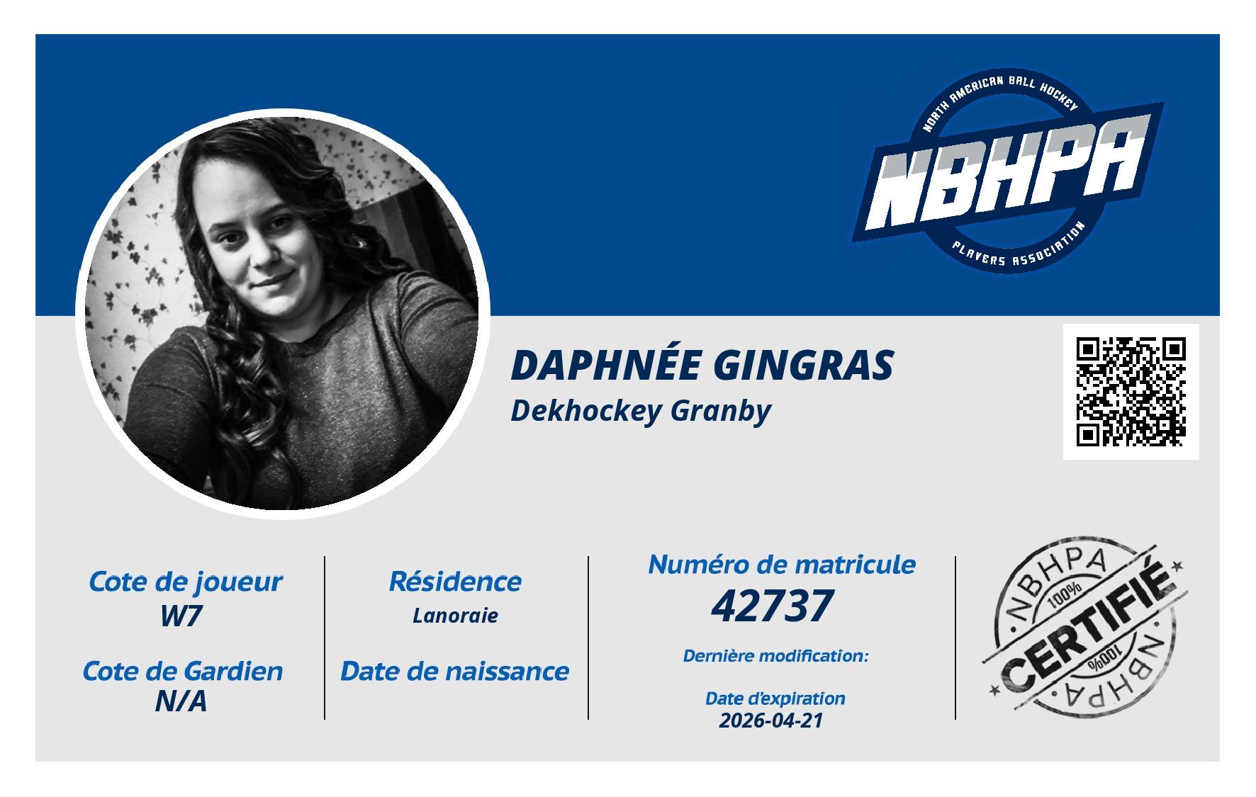 Daphnée Gingras