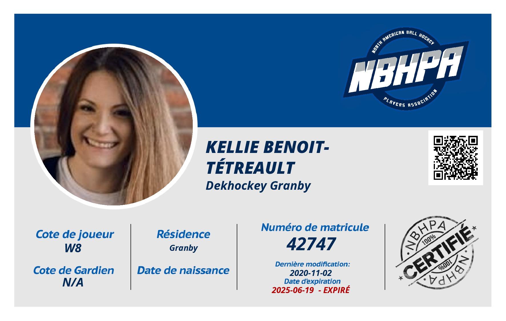 Kellie Benoit-Tétreault