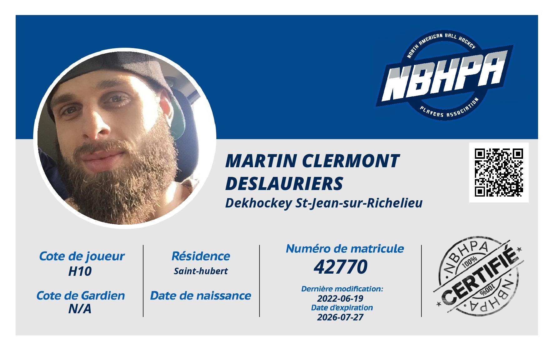 Martin Clermont Deslauriers 