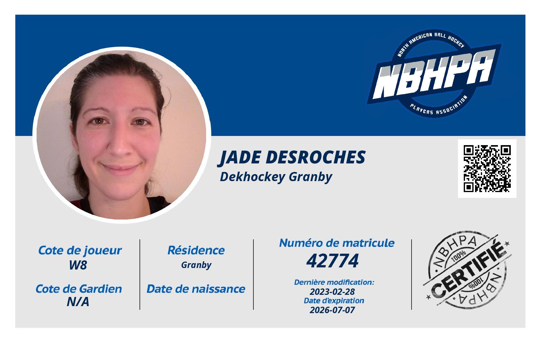 Jade Desroches