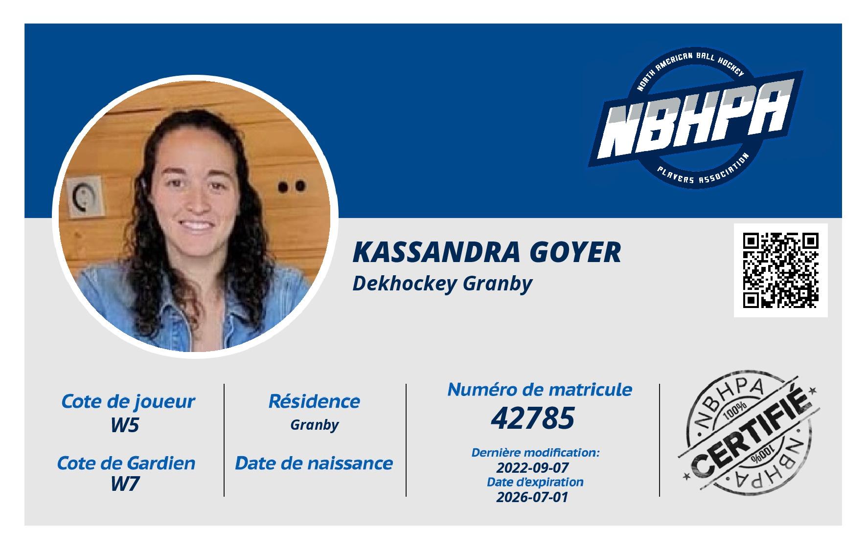 Kassandra Goyer