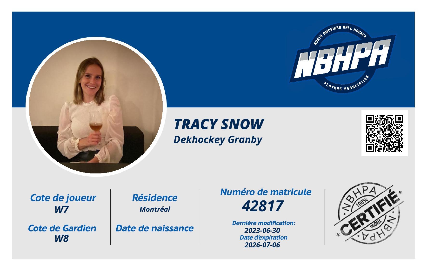 Tracy Snow
