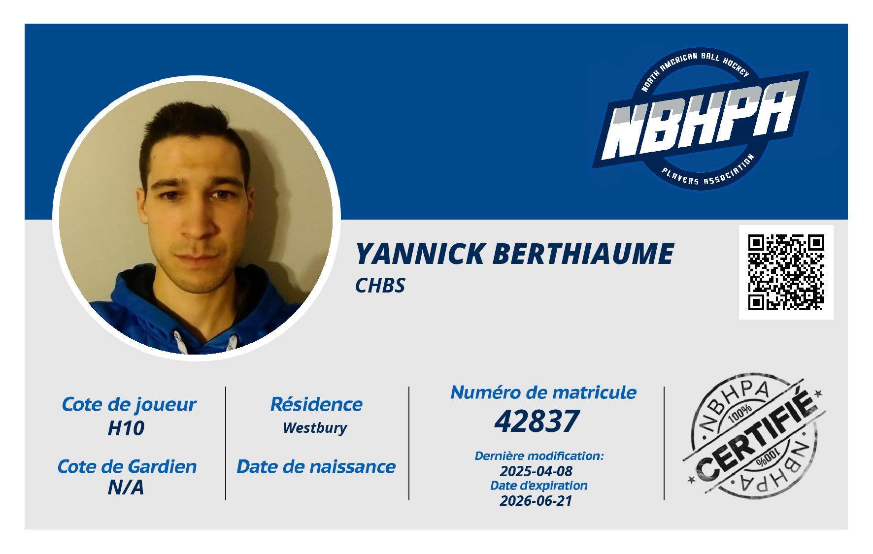 Yannick Berthiaume 