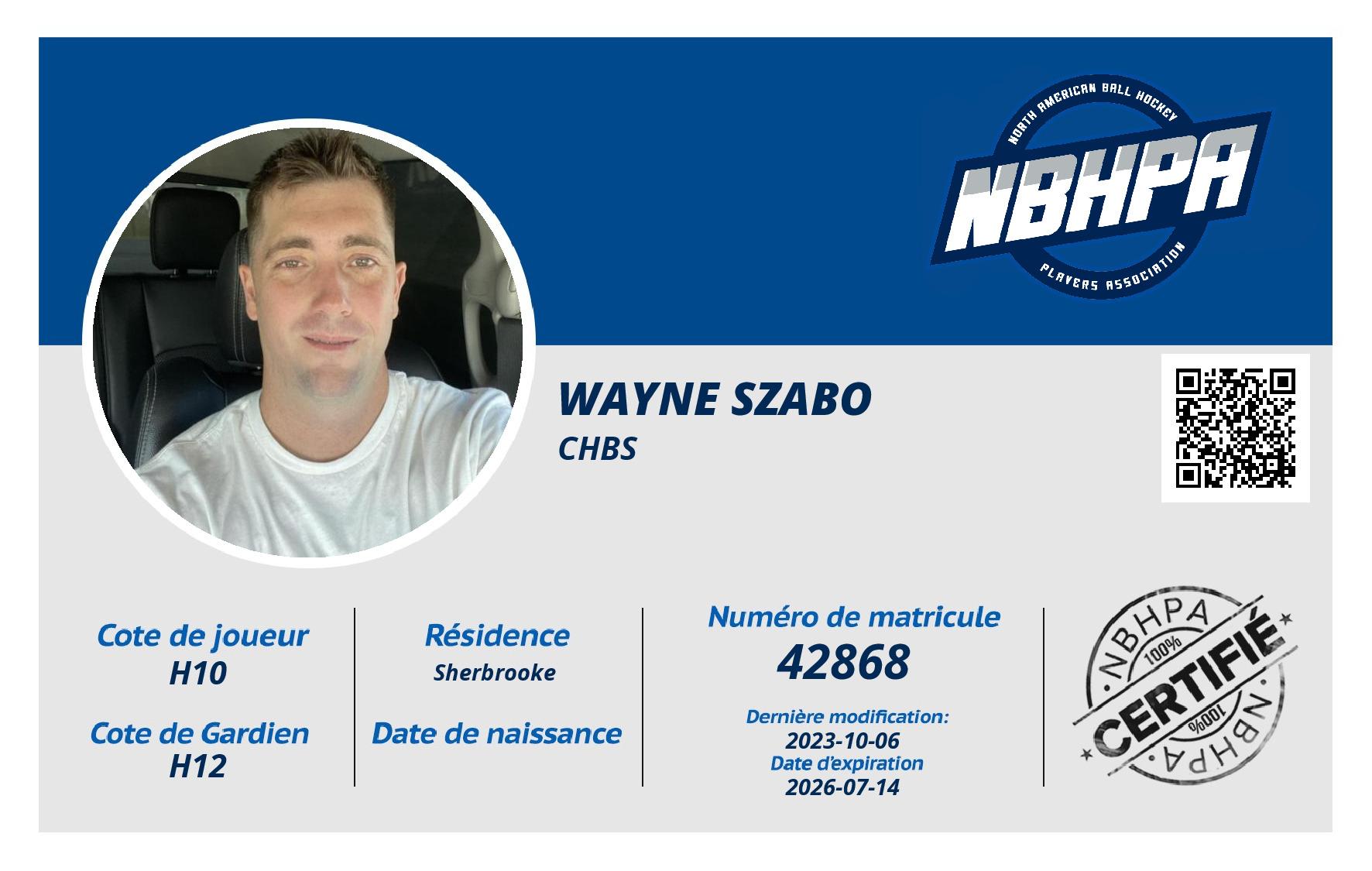 Wayne Szabo