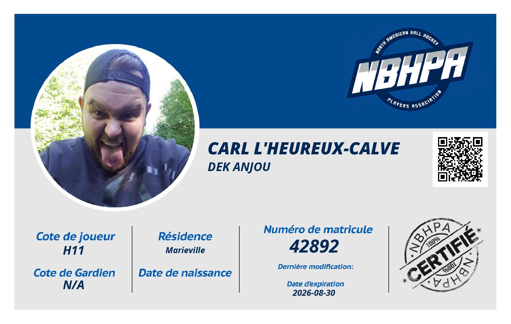 Carl L'heureux-Calve