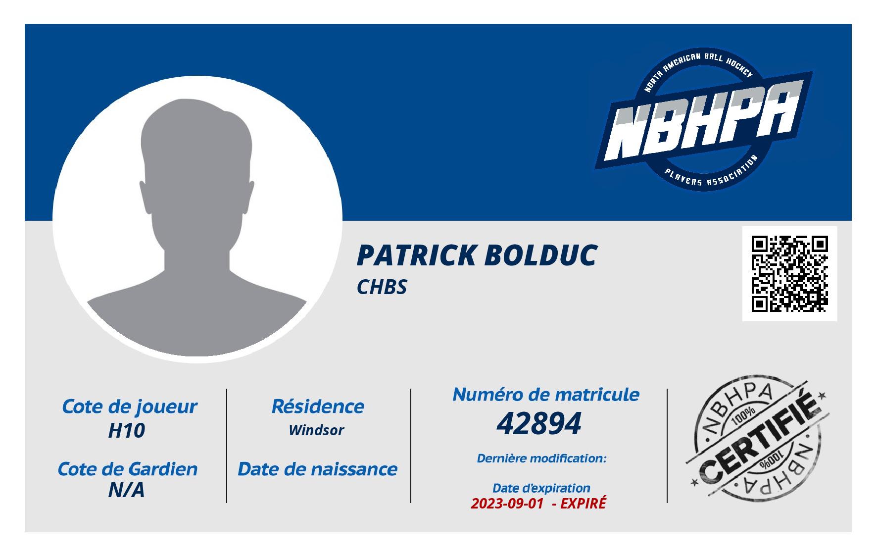 Patrick Bolduc 