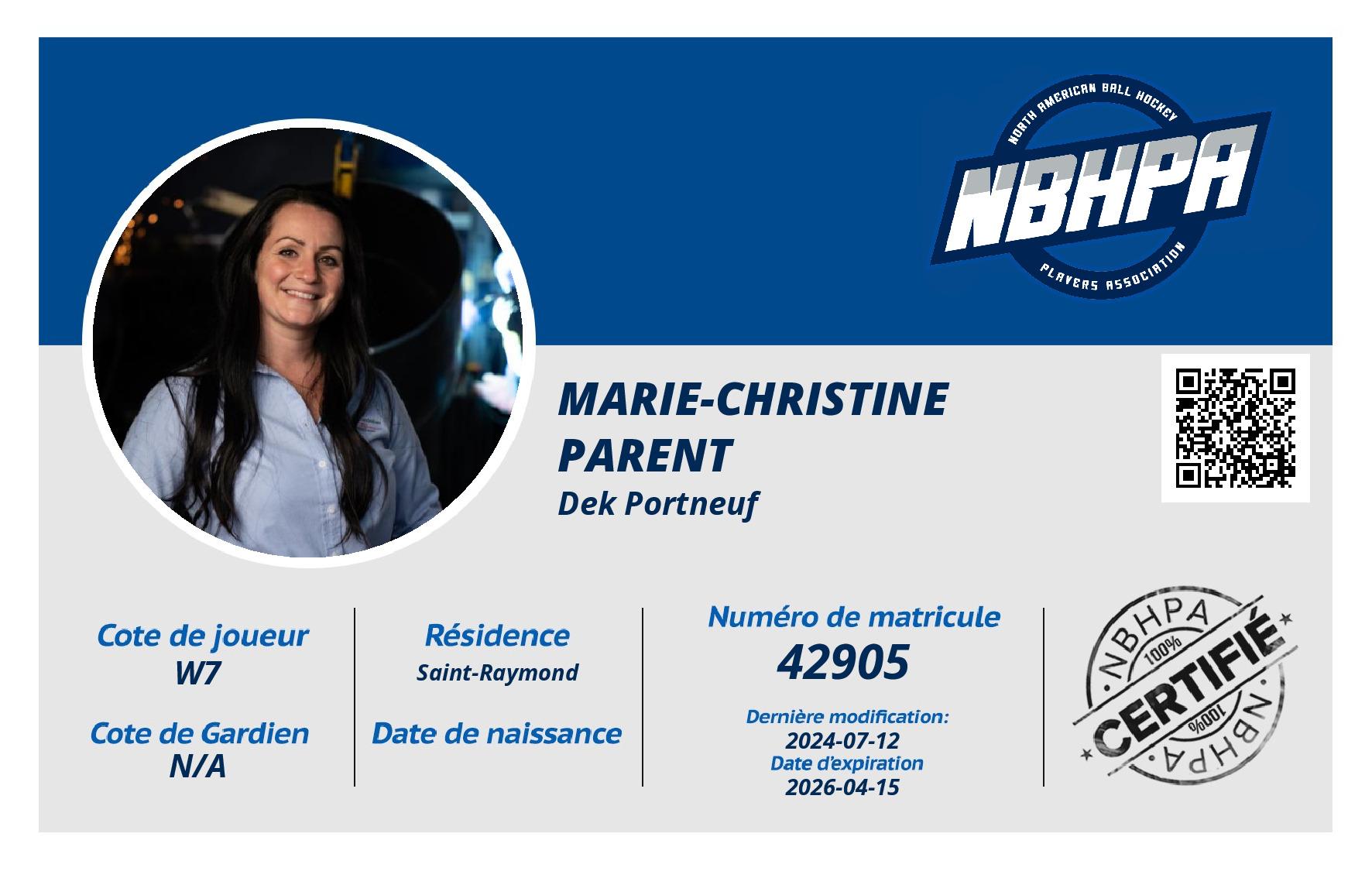 Marie-Christine Parent
