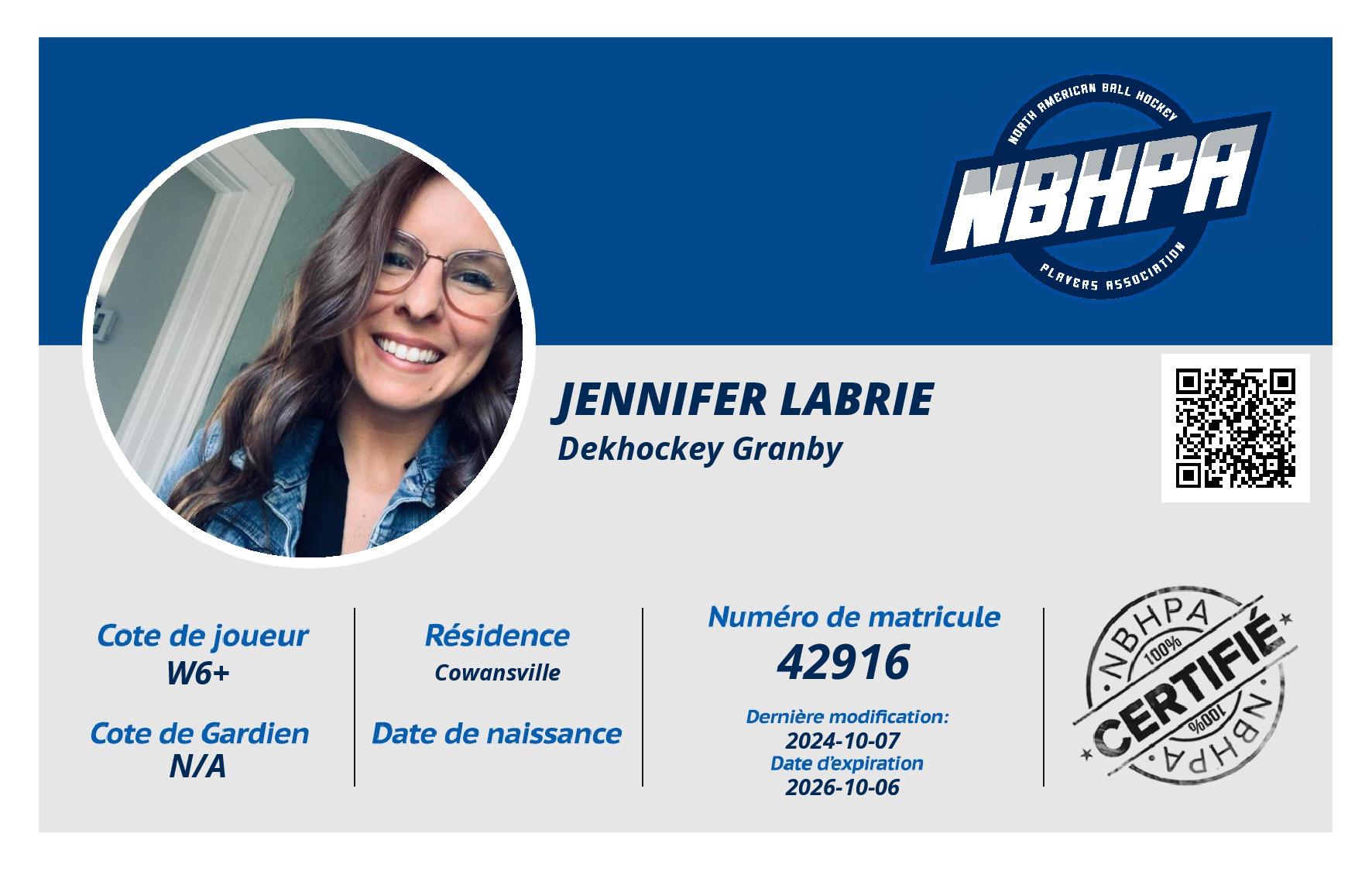 Jennifer Labrie